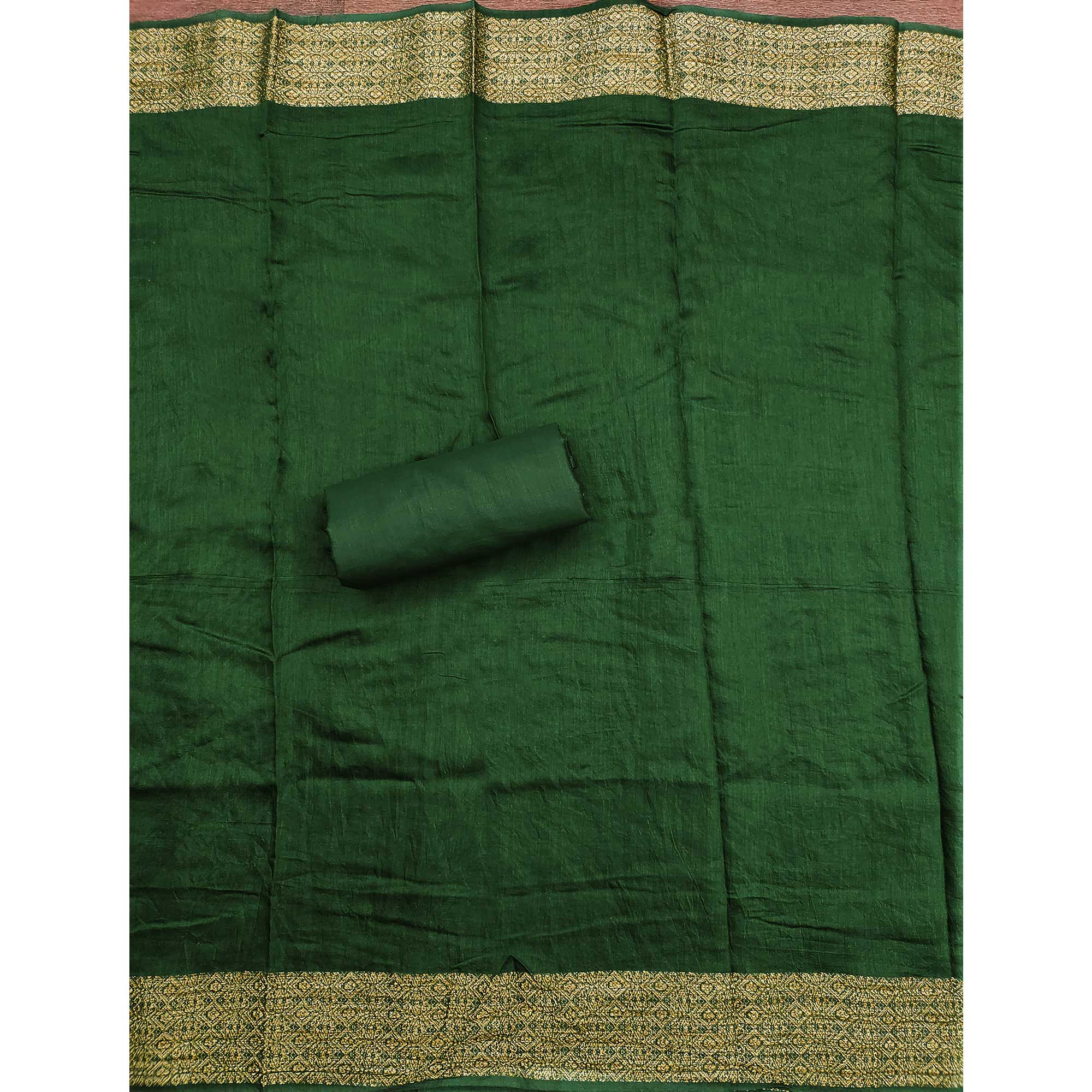 White Floral Sequins Embroidered Cotton Silk Dress Material