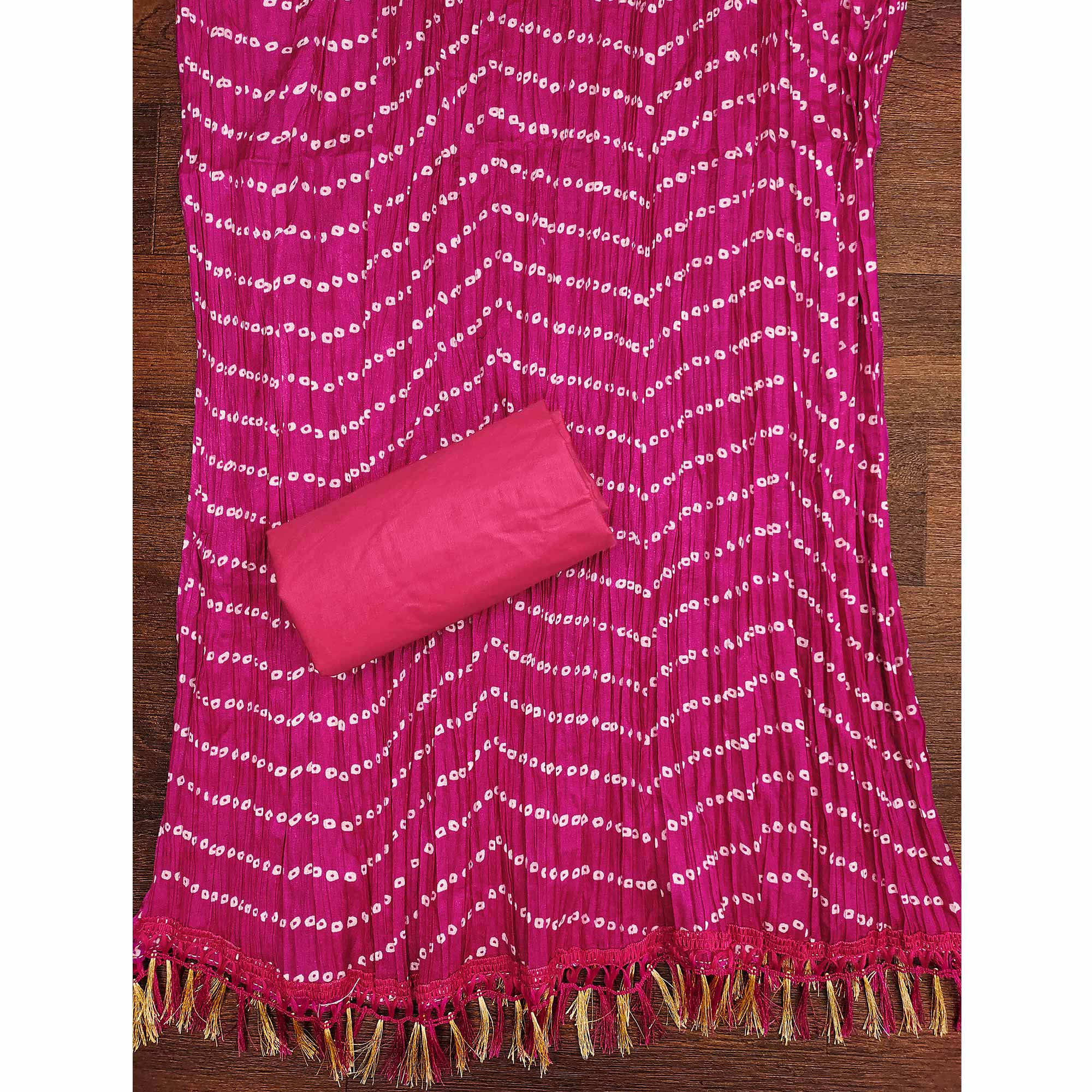 Unstitched Teal Cotton Dress Material Enhanced with Thread Embroidery