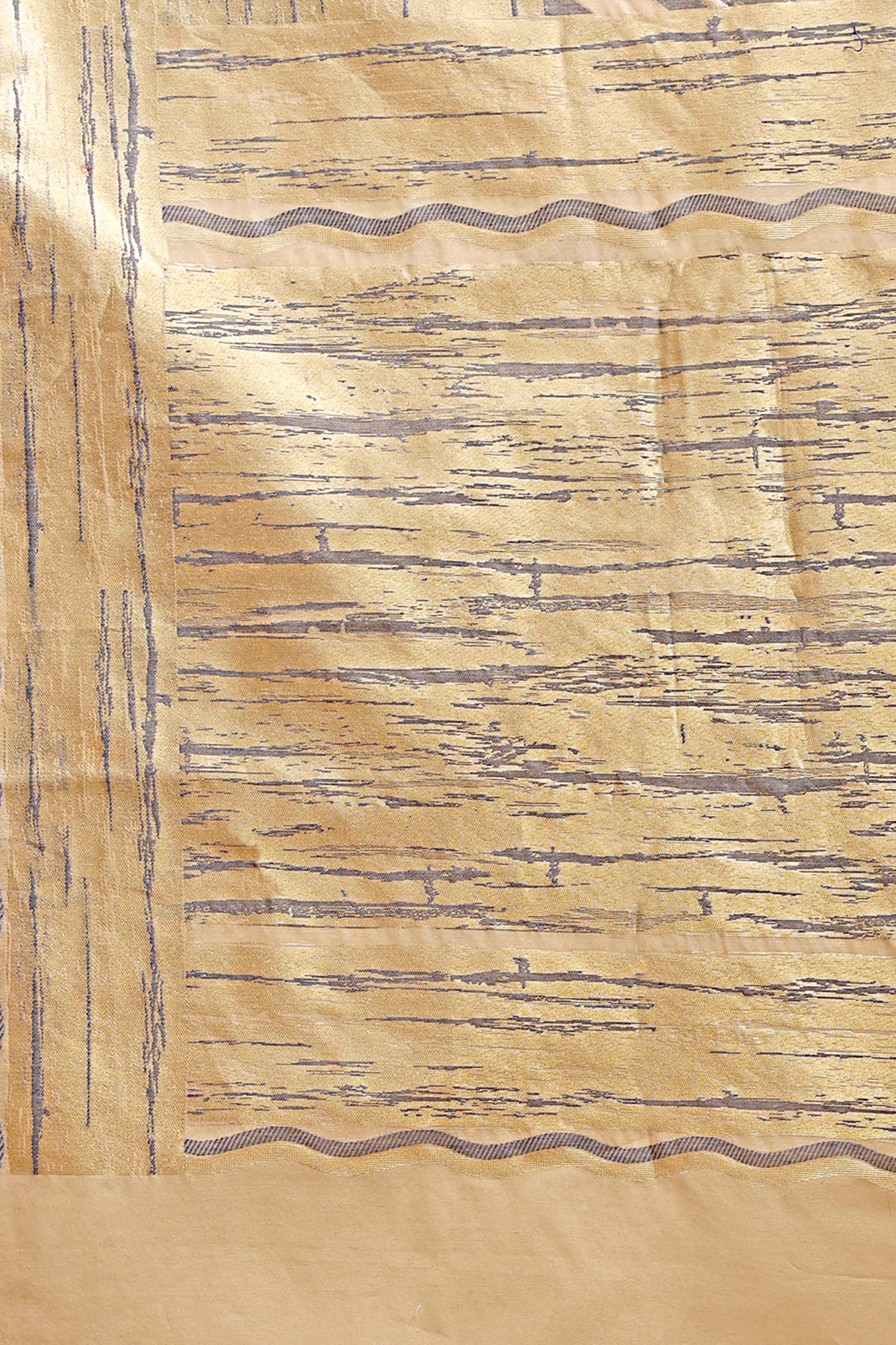 Cream Saree in Cotton Silk with Heritage Inspired Zari Woven Accents