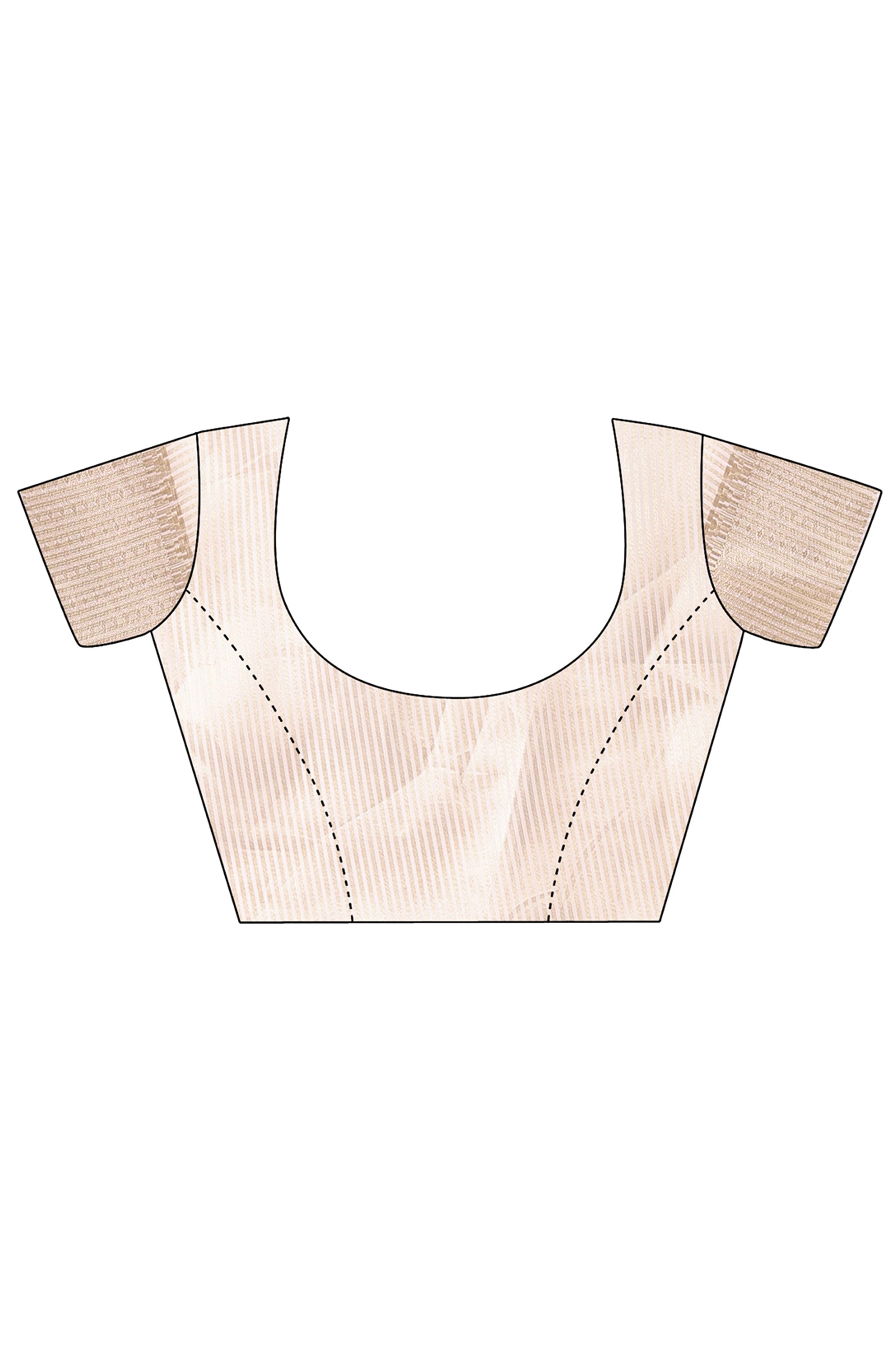 Light Pink Cotton Silk Saree with Zari Border Weaving