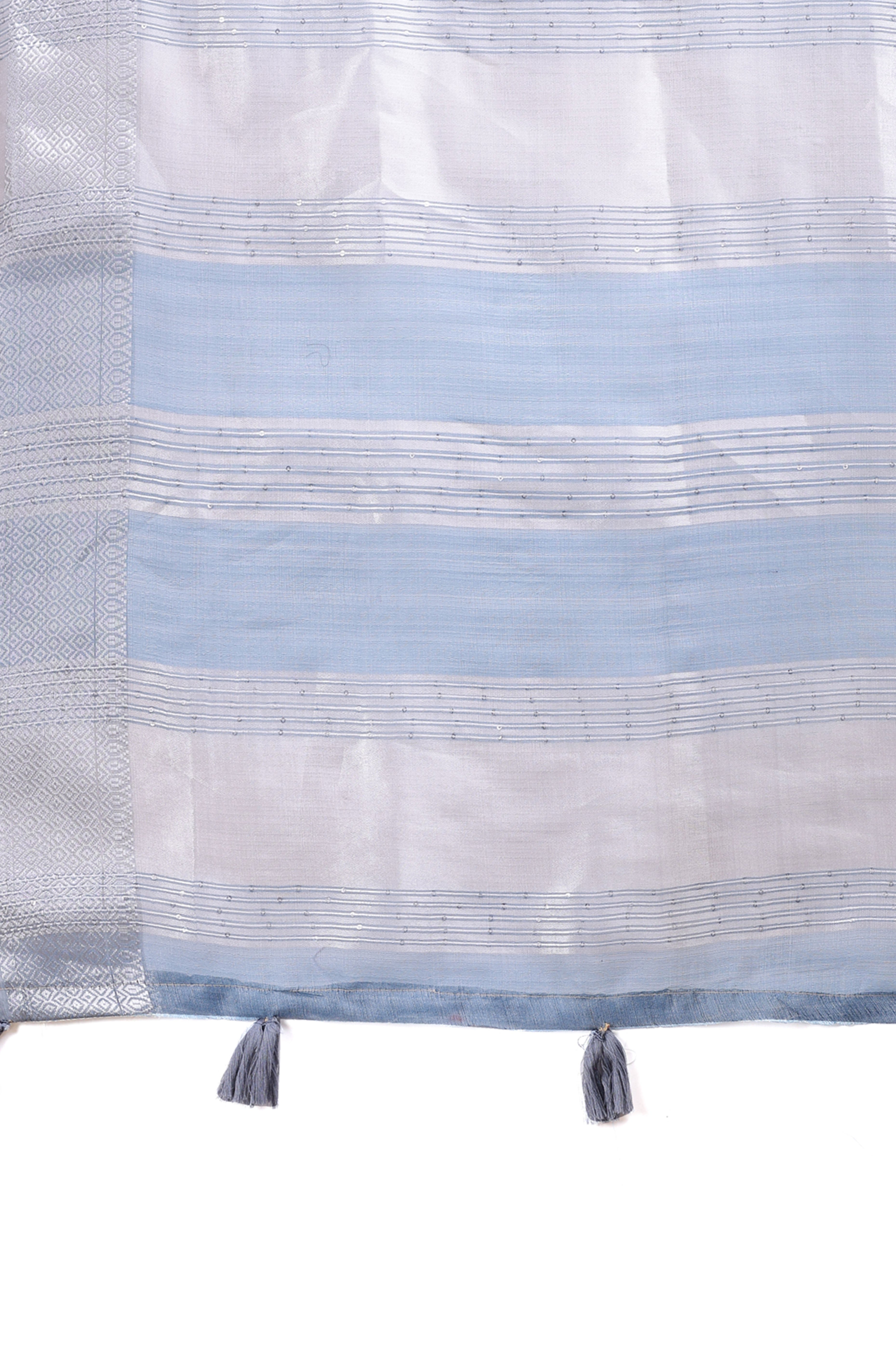 Yellow Organza Saree with Zari Woven Grace