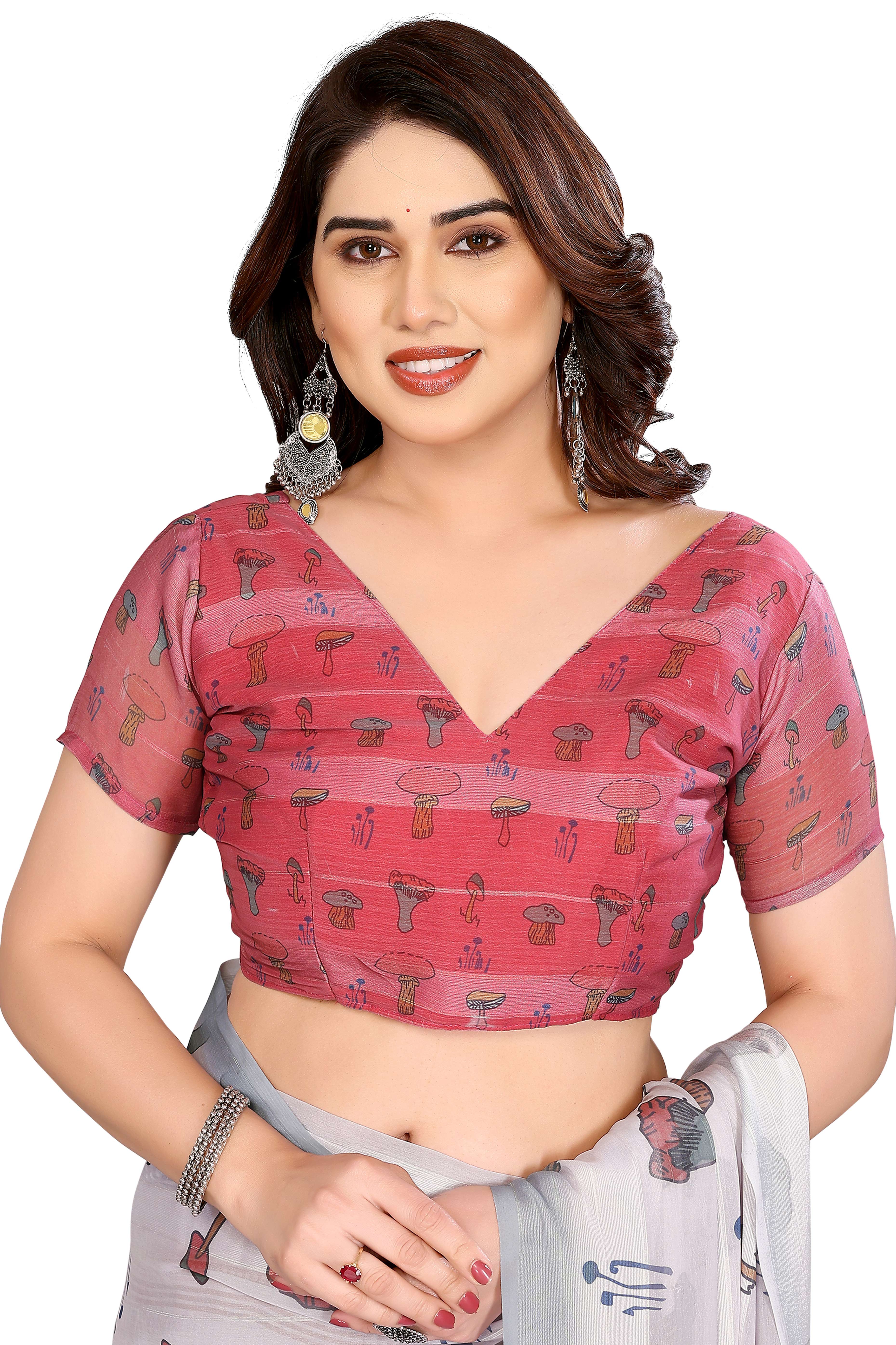 Luxury Offwhite Digital Print Georgette Saree With Subtle Zari Highlights & Vibrant Striped