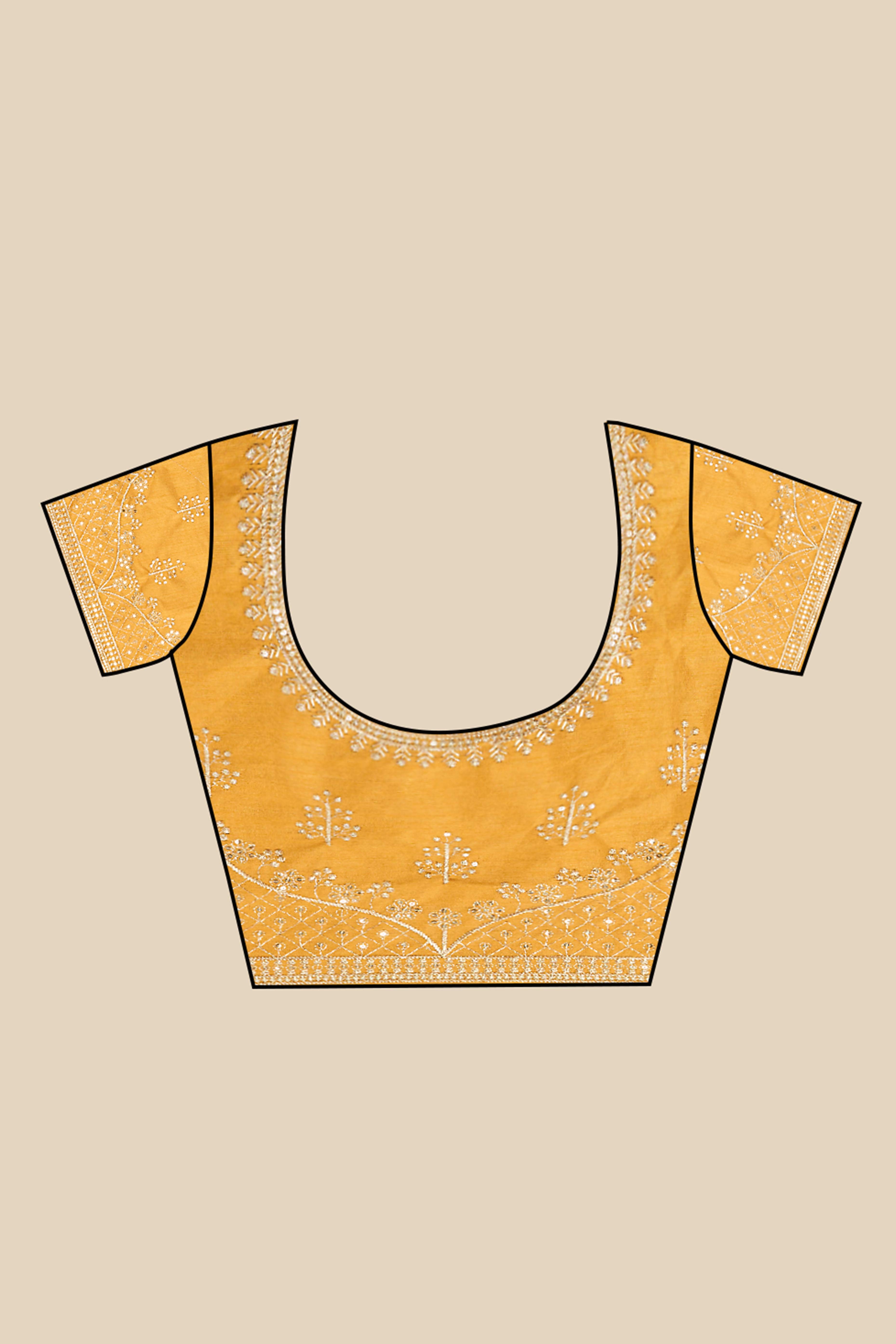 Graceful Vichitra Silk Saree in Teal with Embroidered Bordering