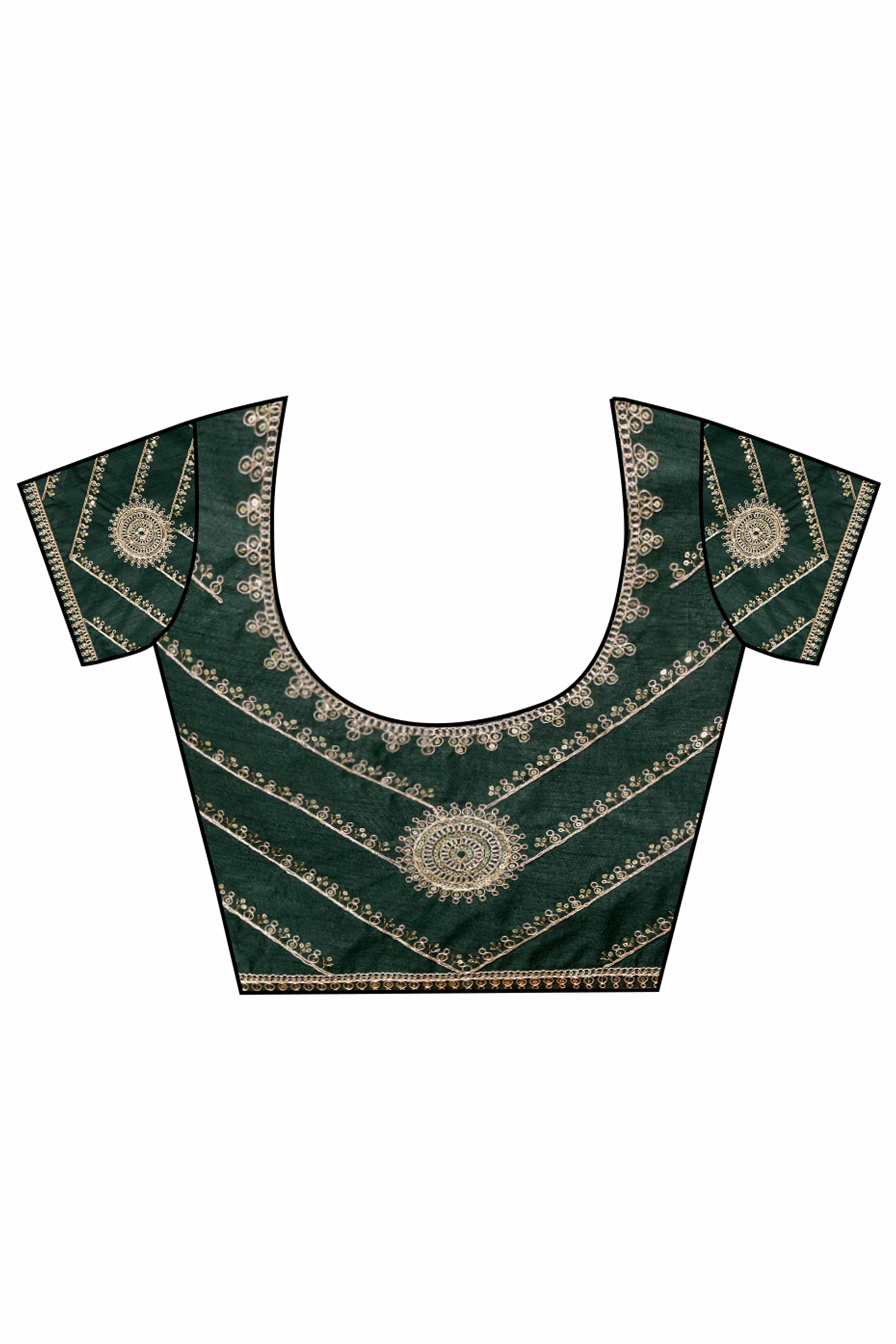 Mustard Solid Saree In Georgette With Zari & Sequins Embroidery Border