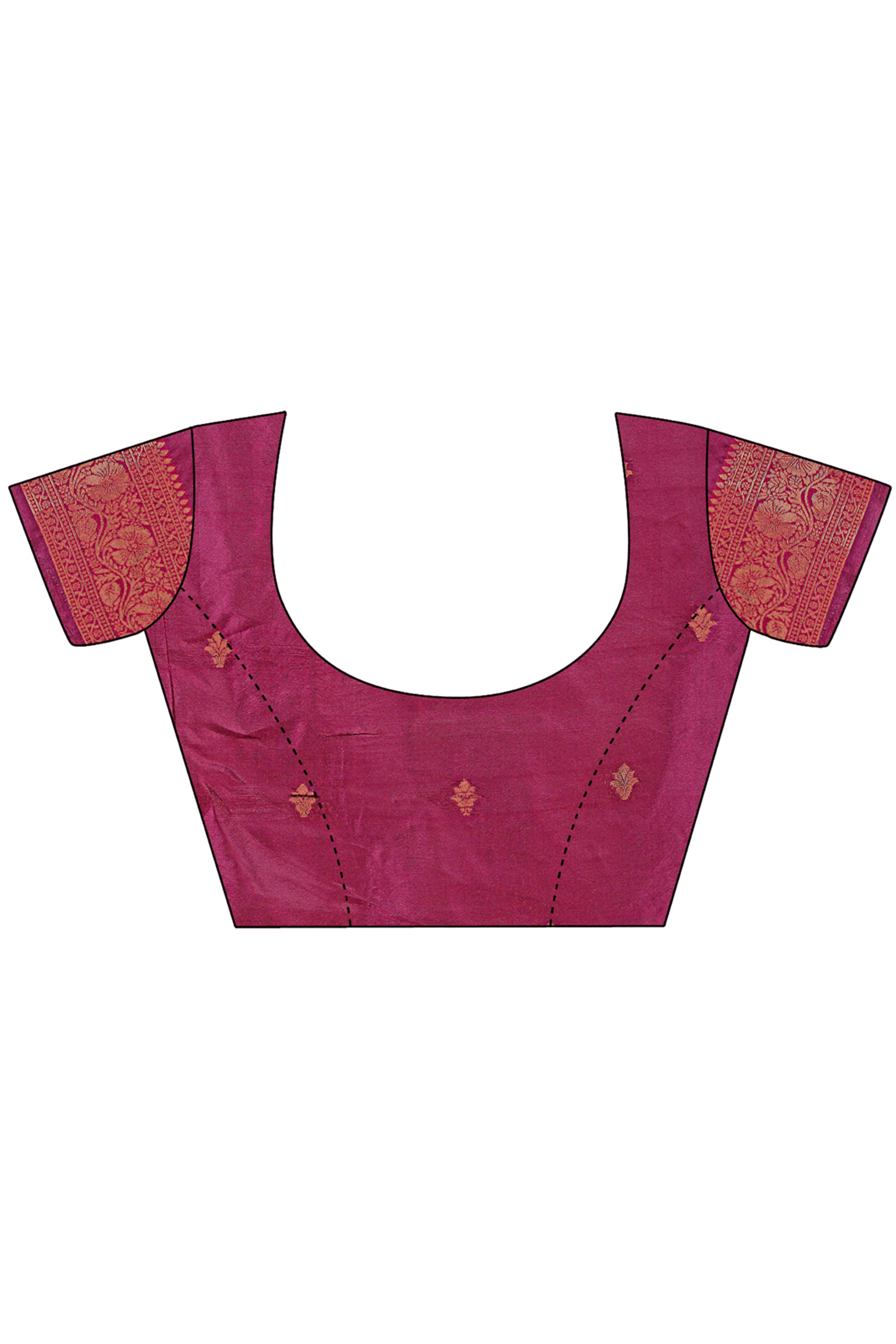 Grey Heart Motif Zari Woven Lichi Cotton Silk Saree With Flowing Tassels