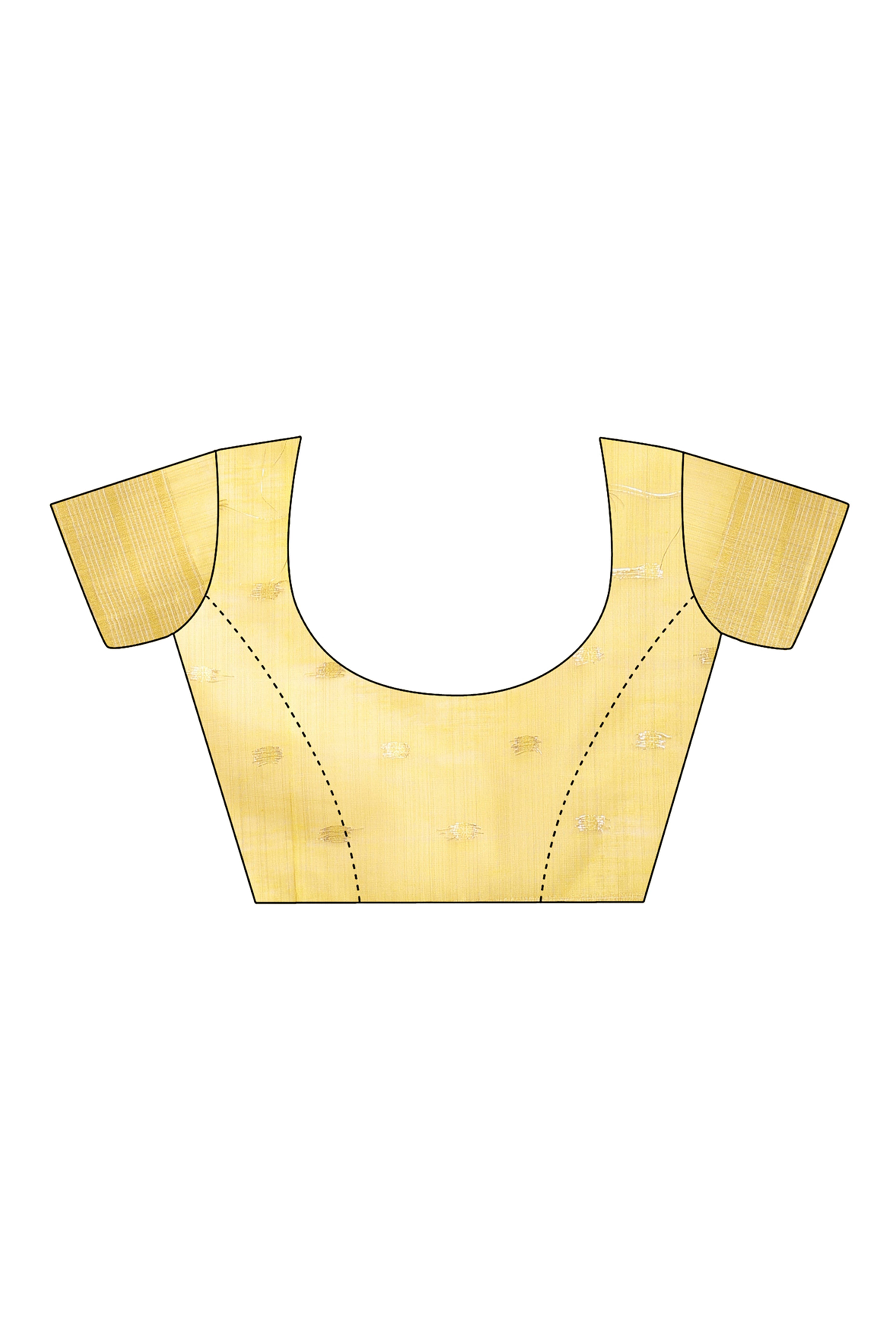 Radiant Yellow Traditional Ikkat Style Zari Weaving Cotton Blend Saree with Vibrant Tassel Embellishments