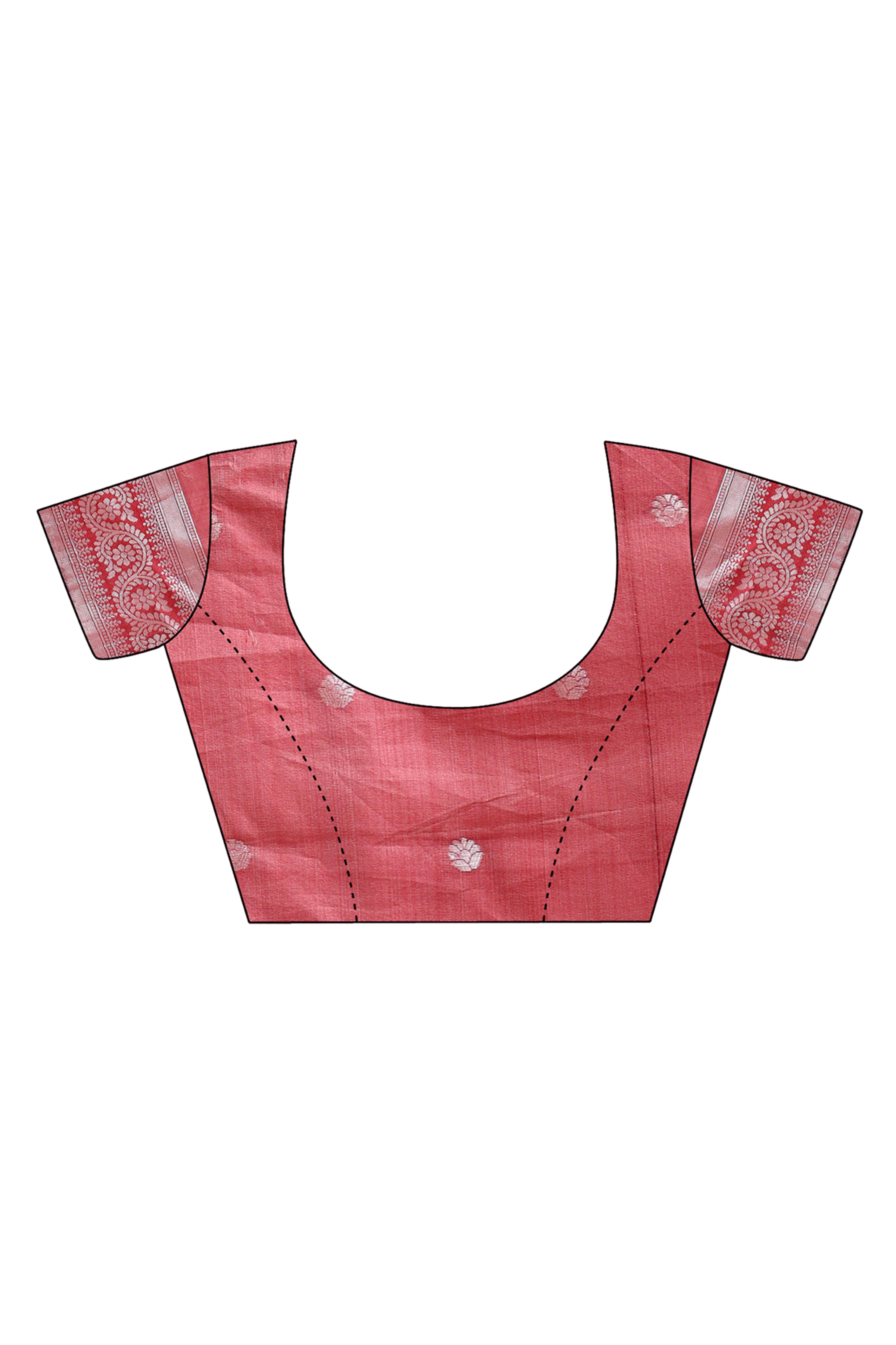 Cream Silk Blend Saree Embellished With Zari Weaving & Tassel Accents