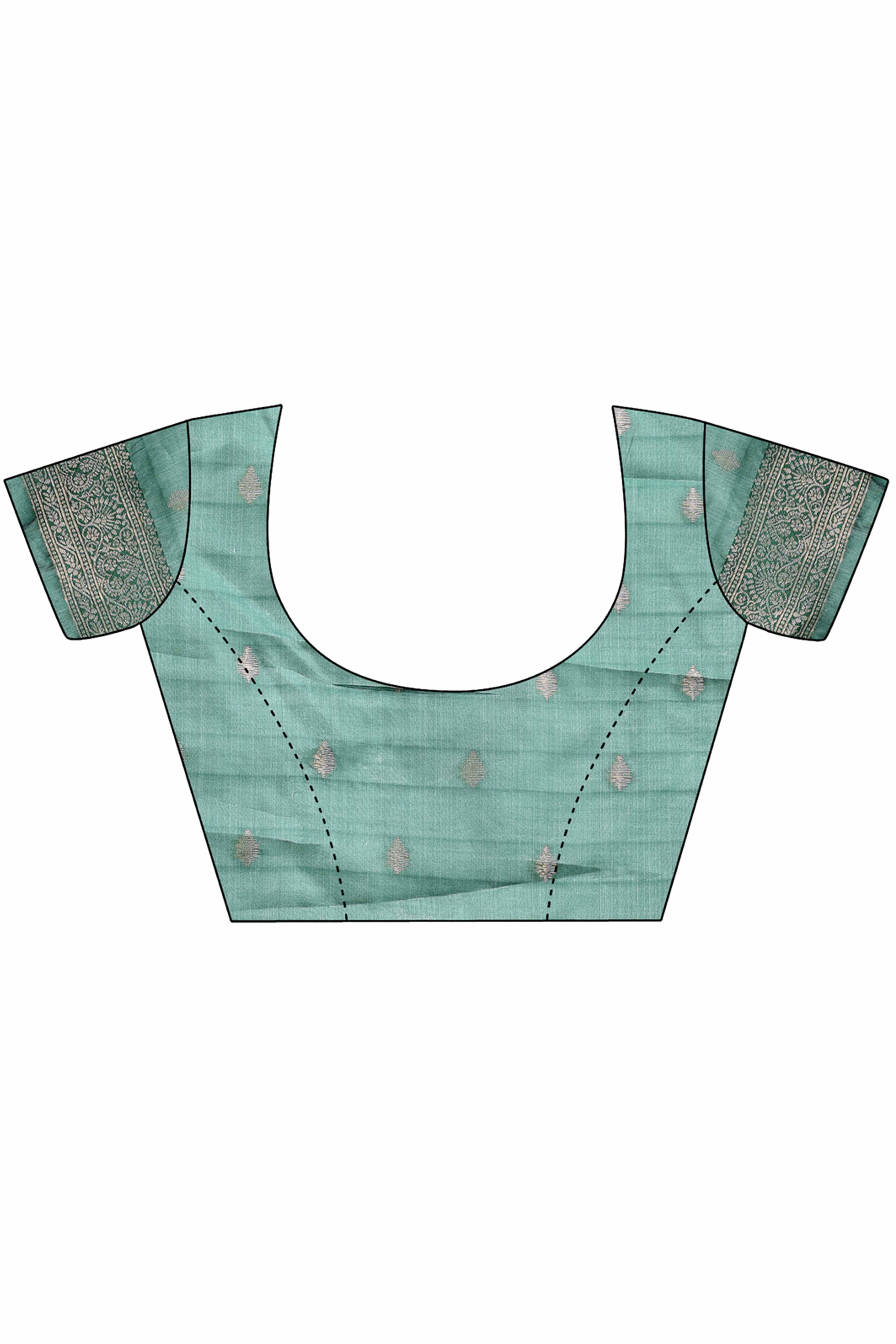 Yellow Ethnic Saree in Linen Cotton Fabric with Intricate Floral Pattern Weaving