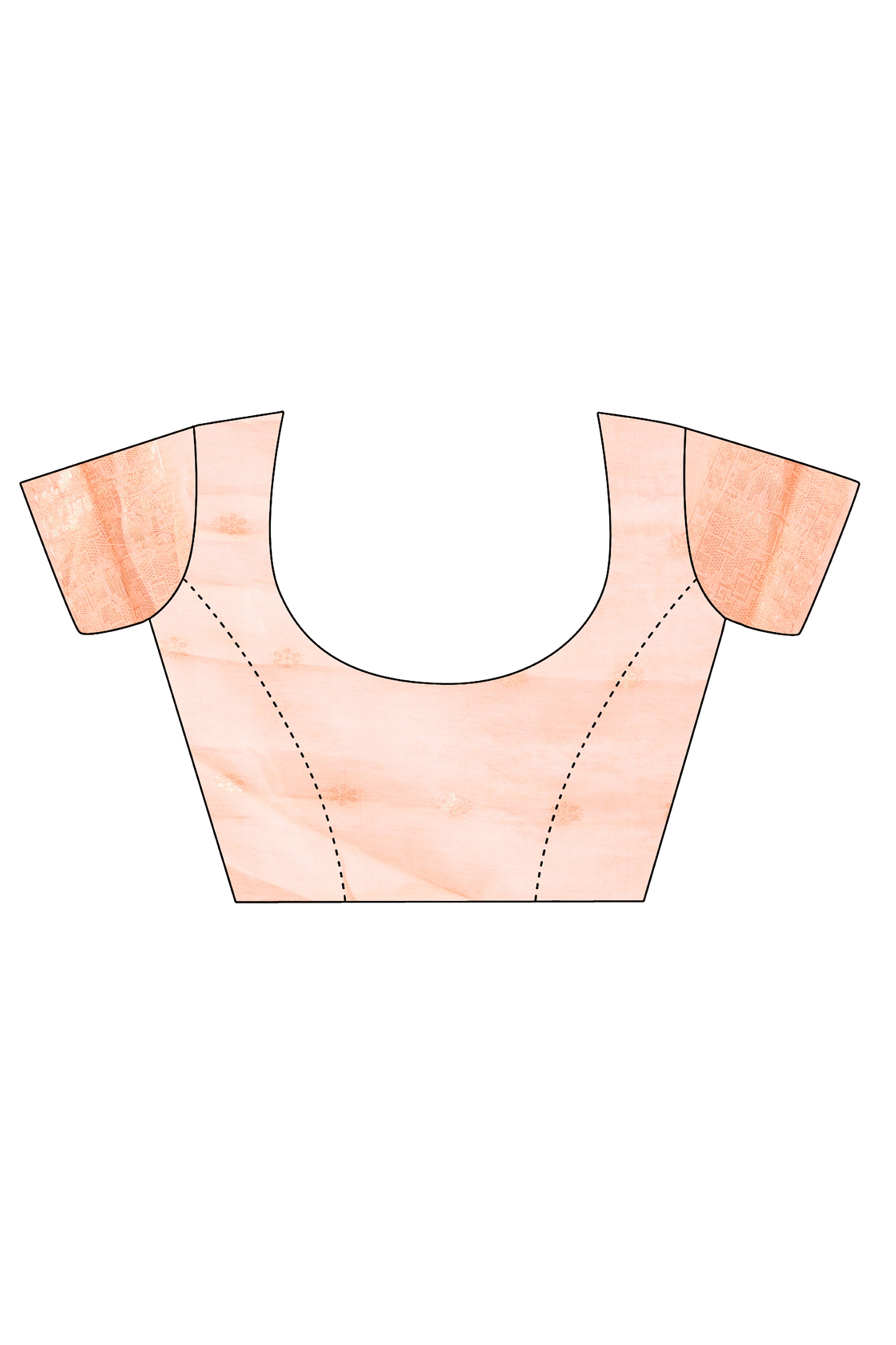 Orange Zari Woven Linen Cotton Saree with Graceful Tassels