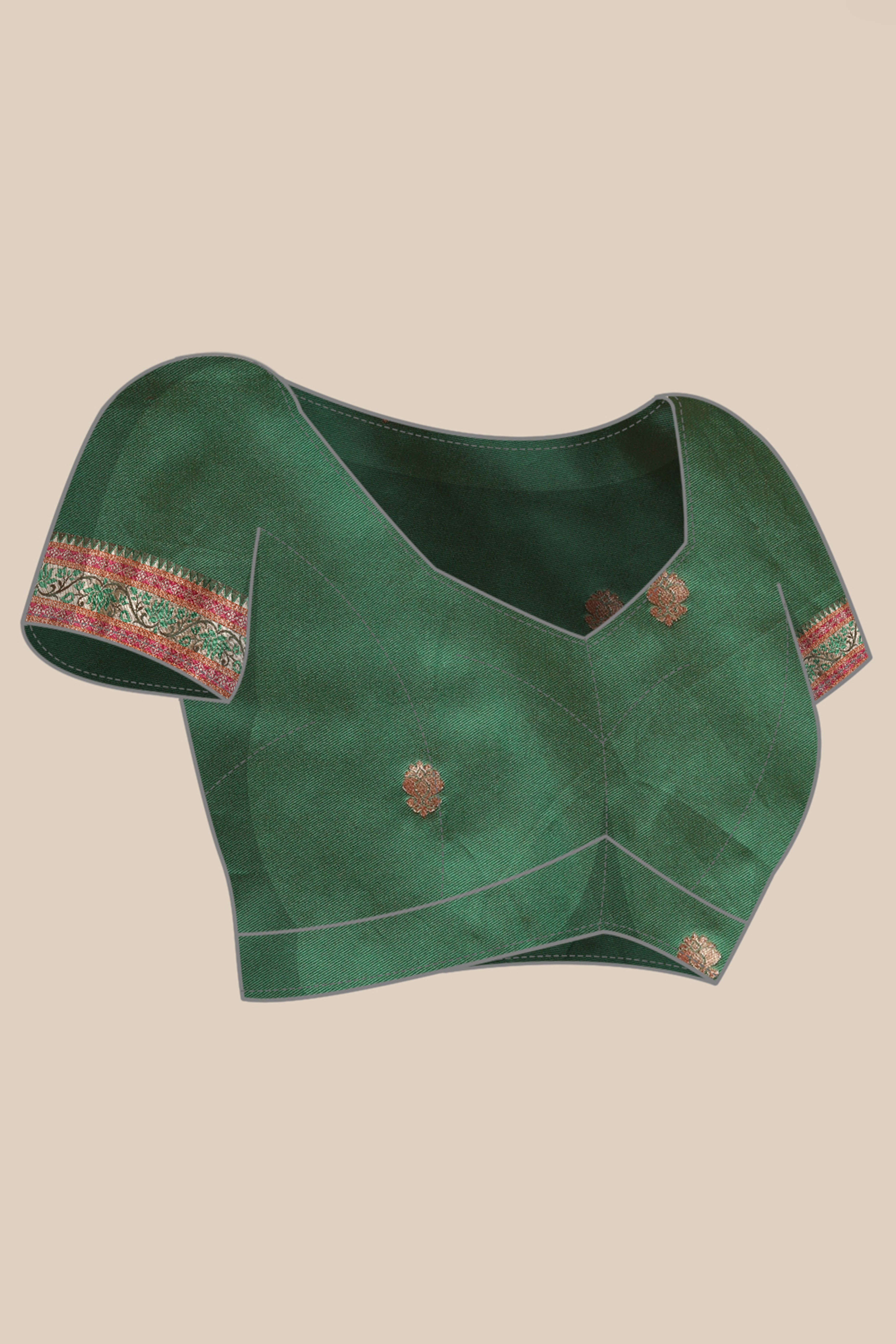 Graceful Gajari Pink Solid Saree Highlighted With Floral Zari Weaving On Silk Blend & Tassel Pallu