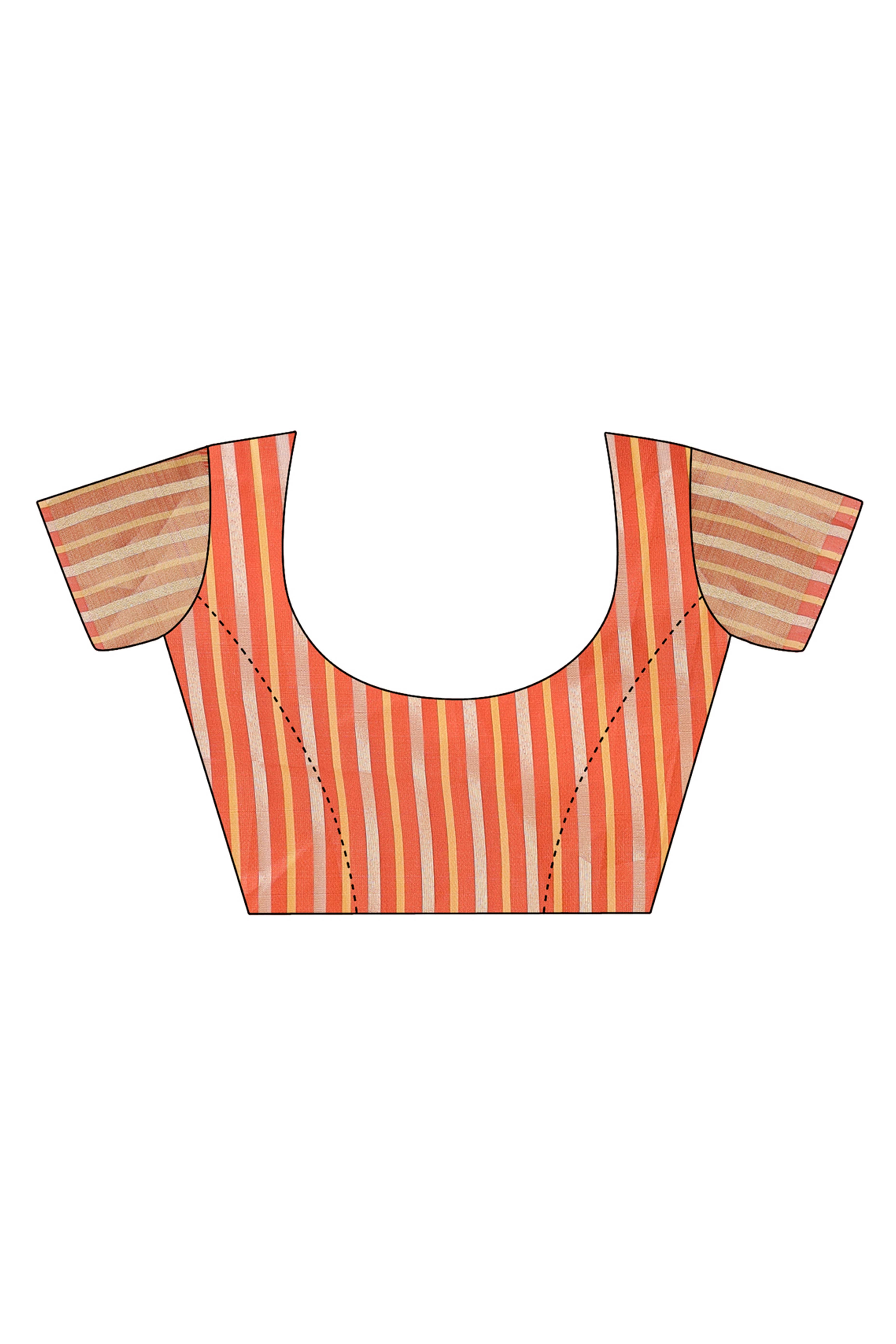 Yellow Organza Saree Adorned With Fine Zari Weaving & Stylish Tassel Edging