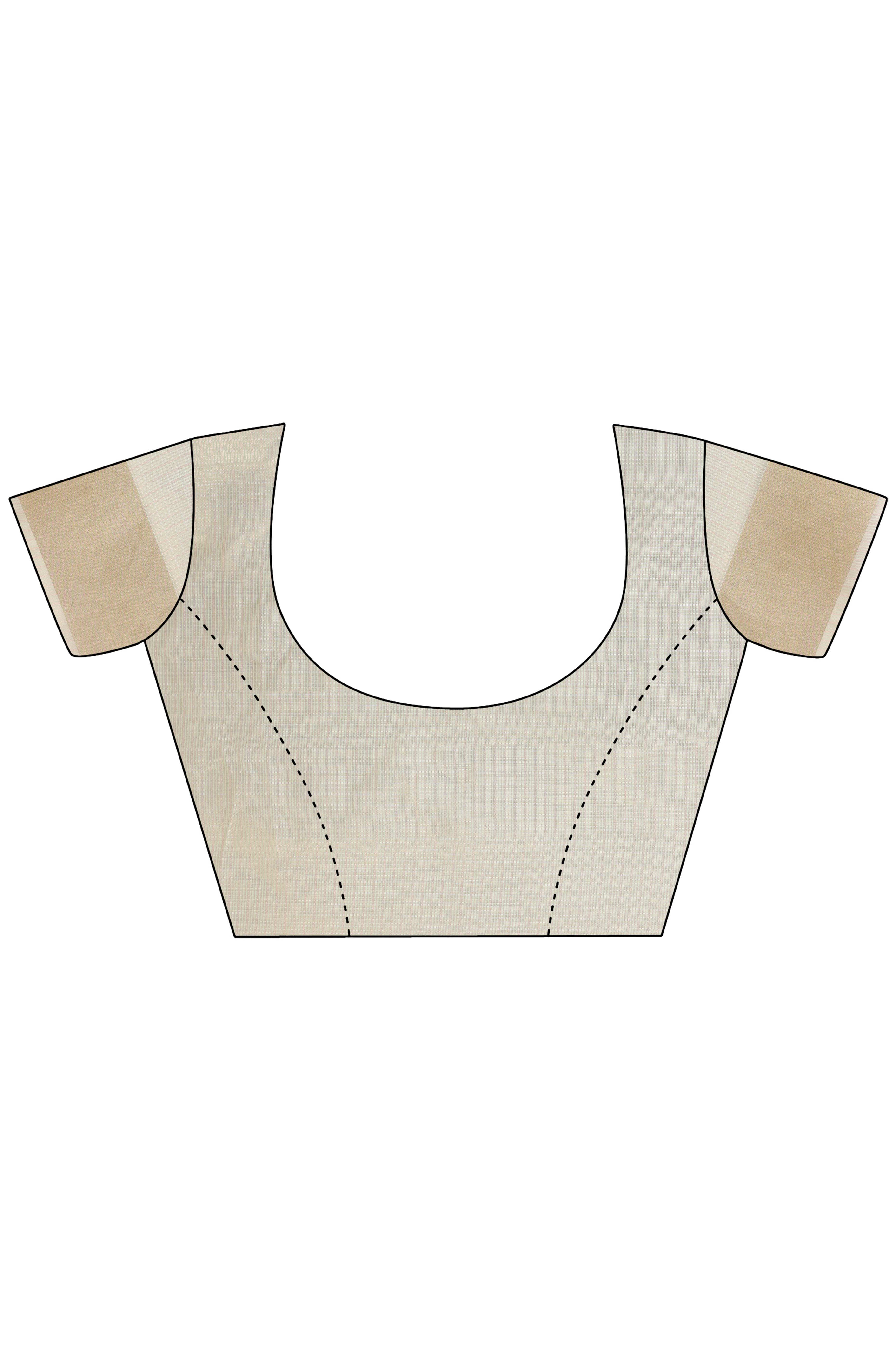 Light Green Zari Woven Organza Saree With Graceful Tassel Border