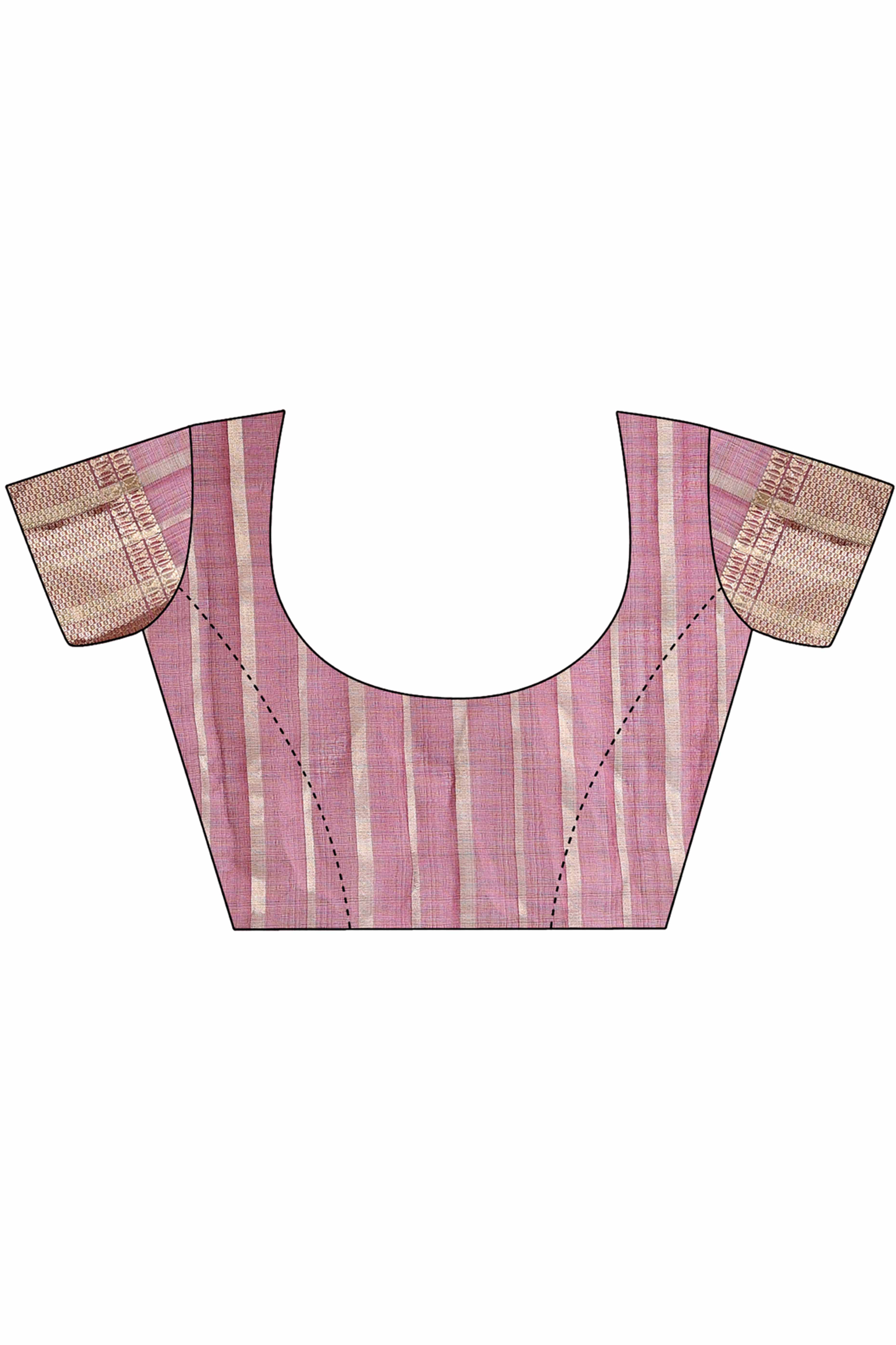 Wine Hue Organza Saree with Shimmering Zari Border Weave