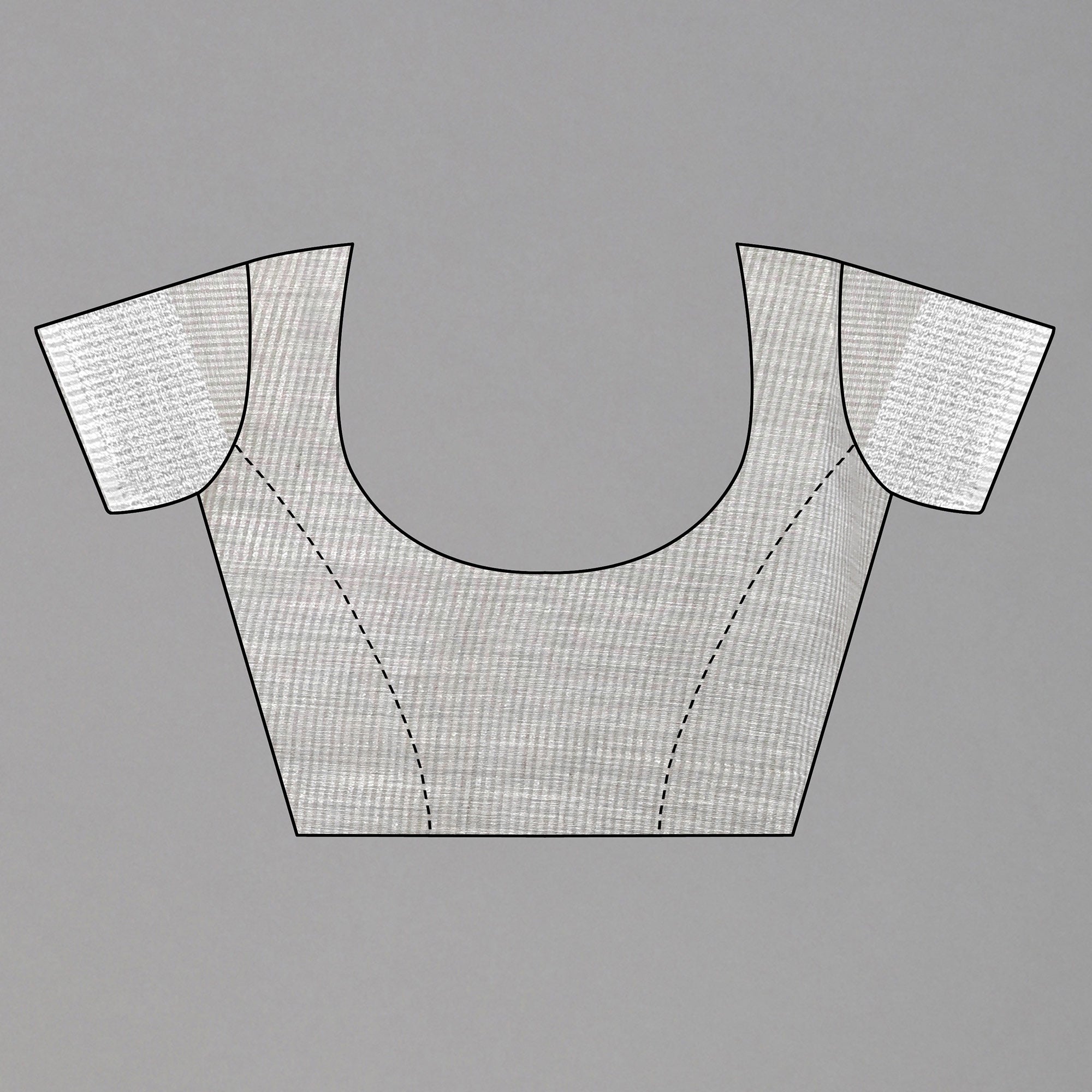 Grey Embroidered Cotton Silk Saree With Tassels