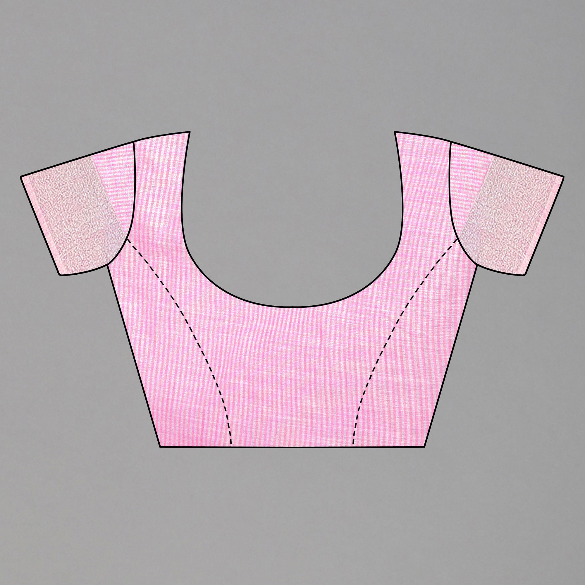 Pink Embroidered Cotton Silk Saree With Tassels