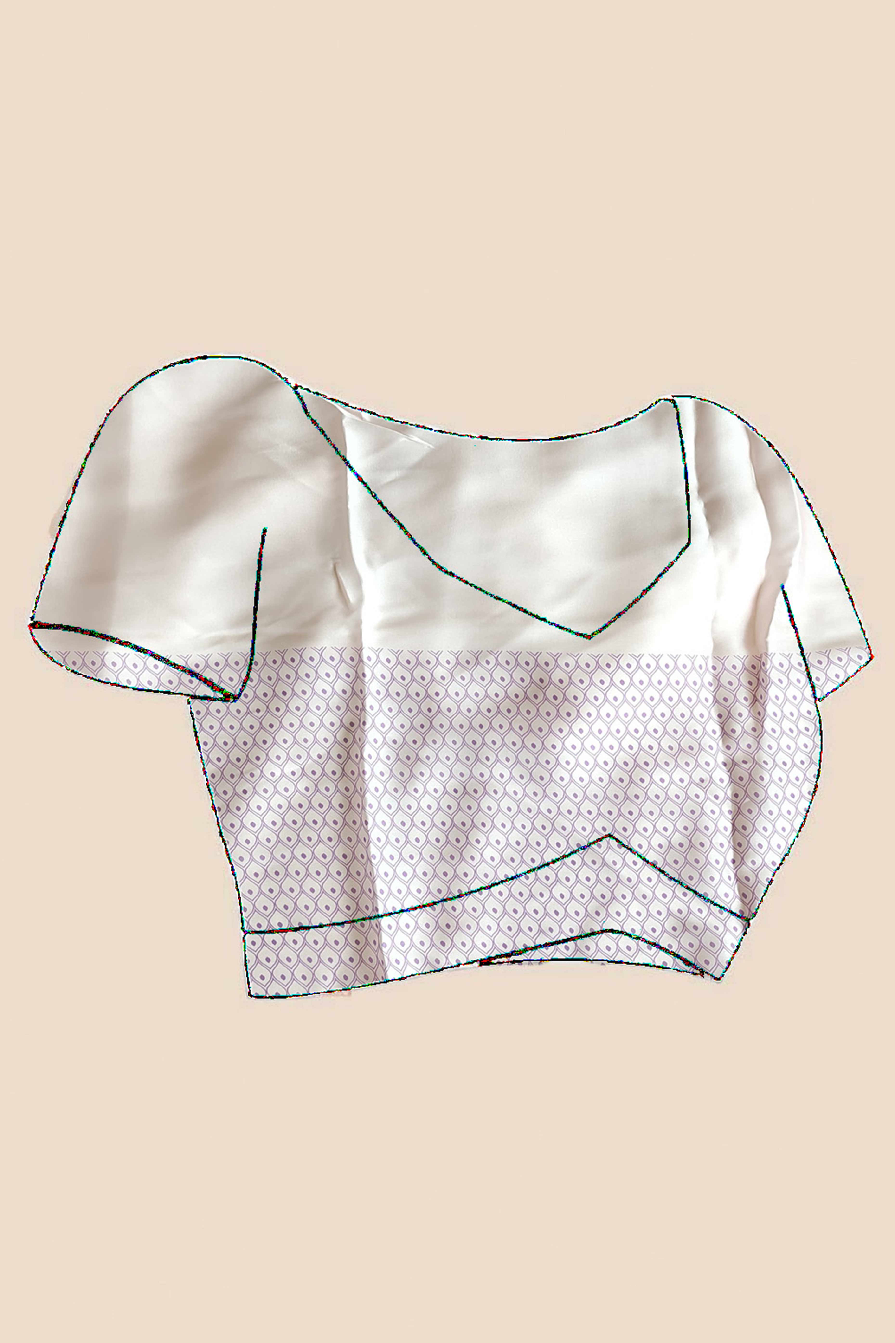 Peach Designer Freehand Saree In Satin Georgette With Striking Digital Print