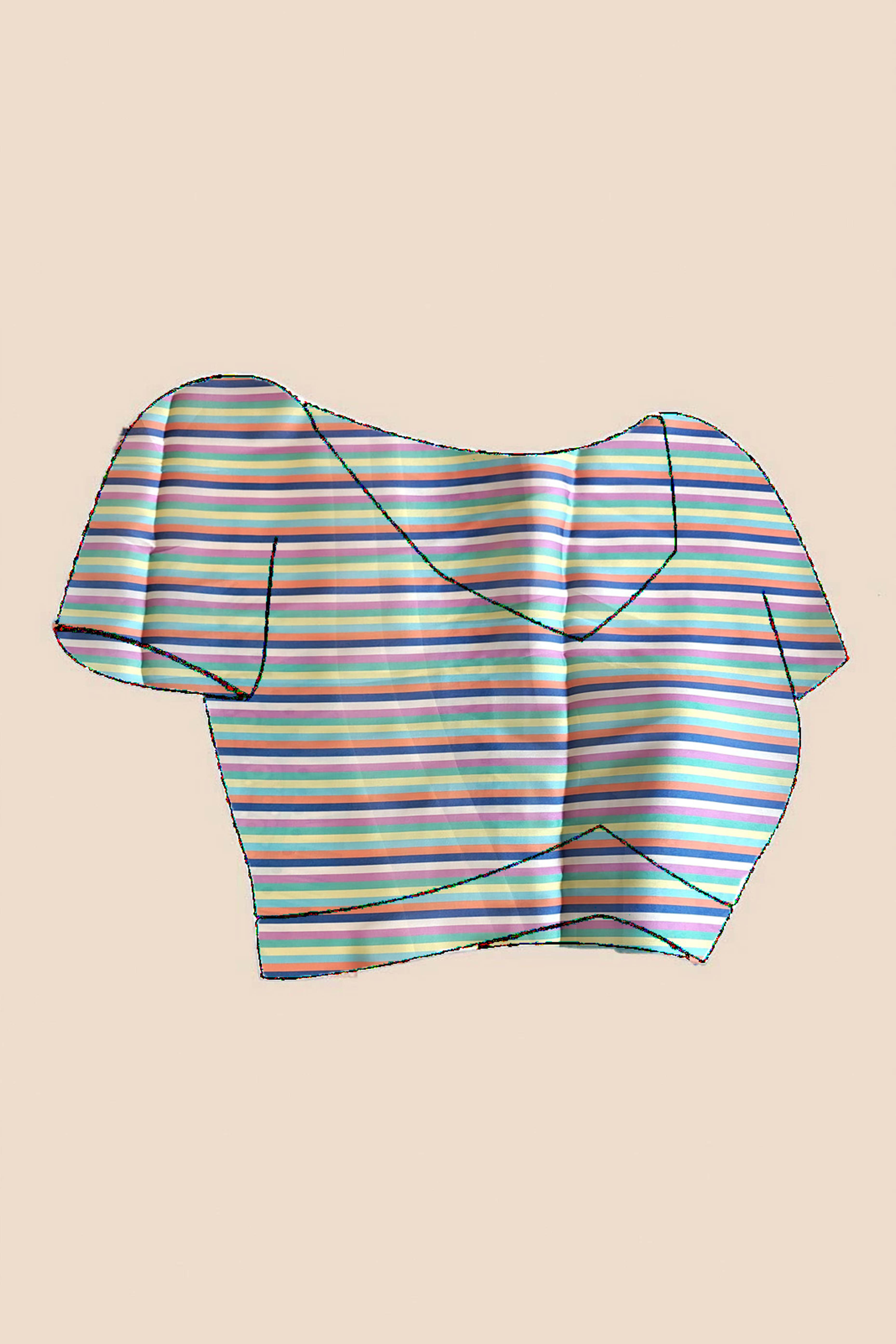 Yellow Designer Freehand Saree In Satin Georgette With Striking Digital Print