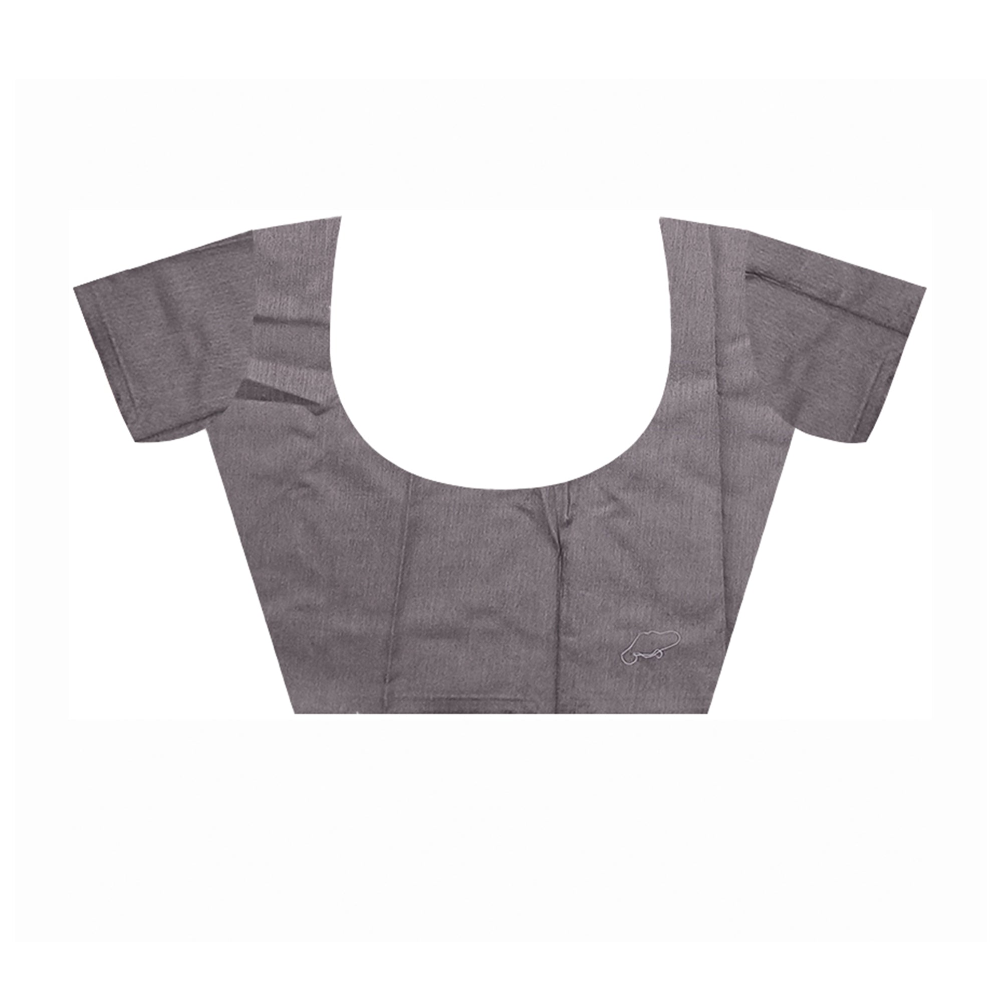 Grey Sequins Embroidered Georgette Saree