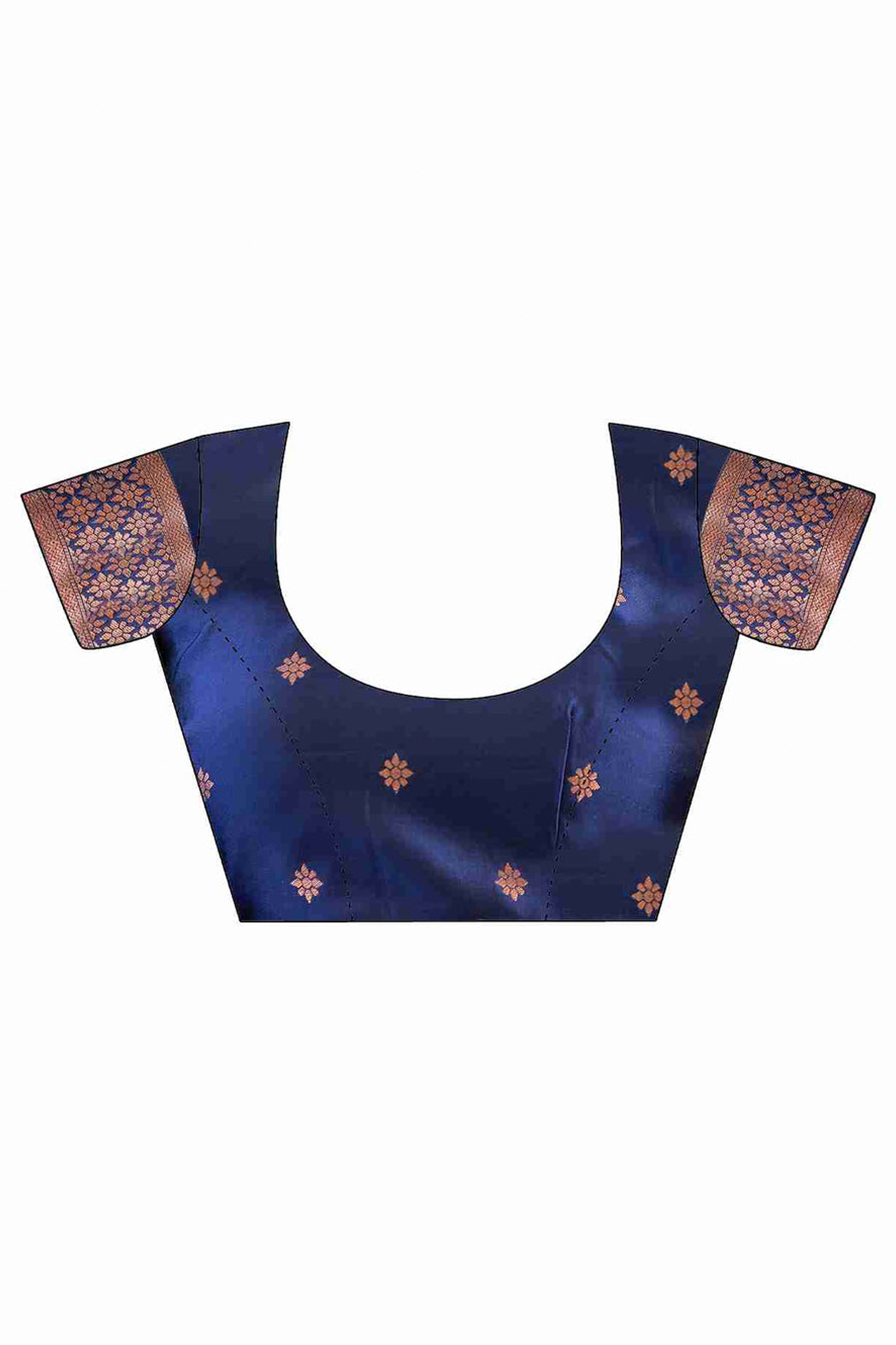 Charming Teal Banarasi Silk Saree Highlighted With Butterfly Motif Zari Work