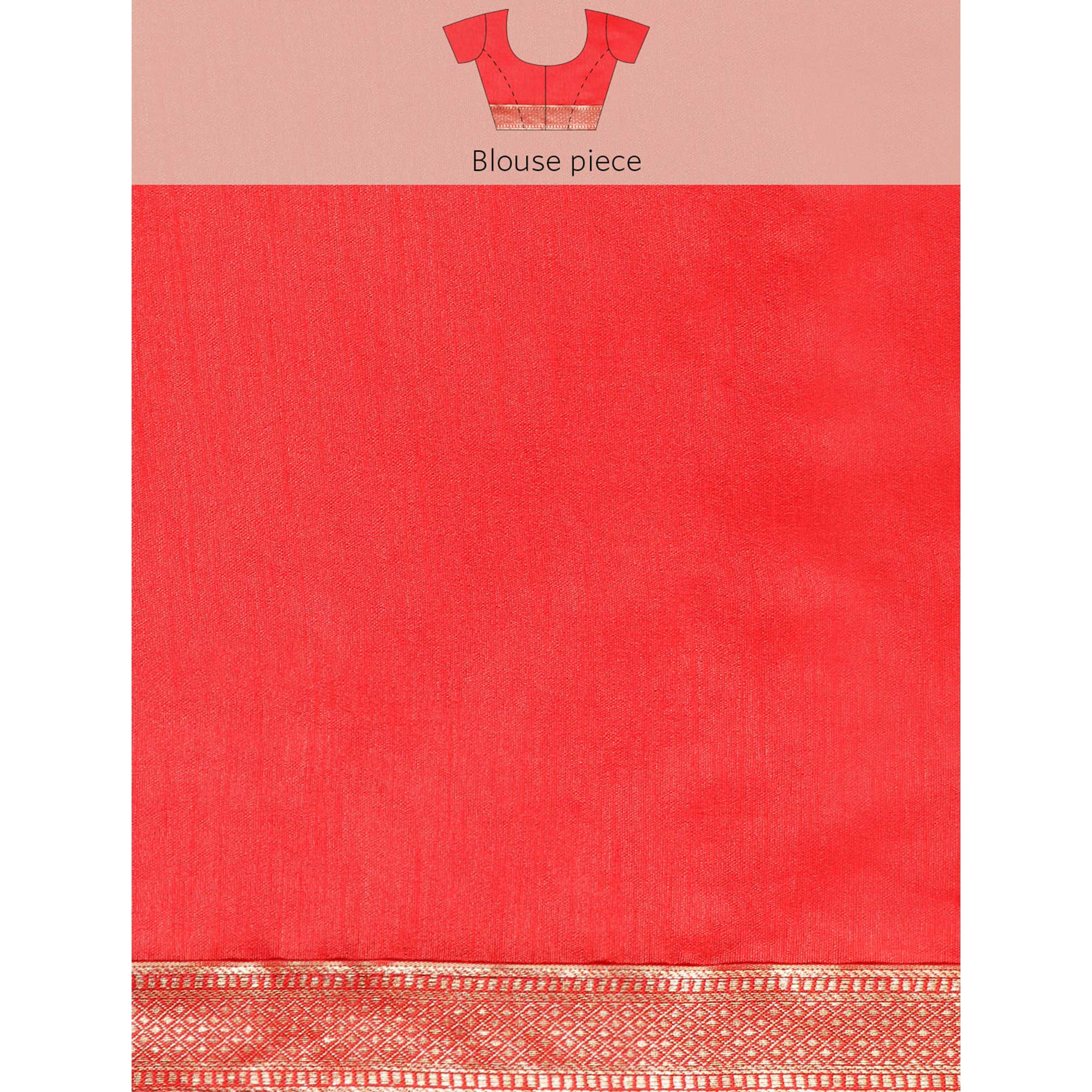 Mustard Solid Vichitra Silk Saree With Fancy Zari Border