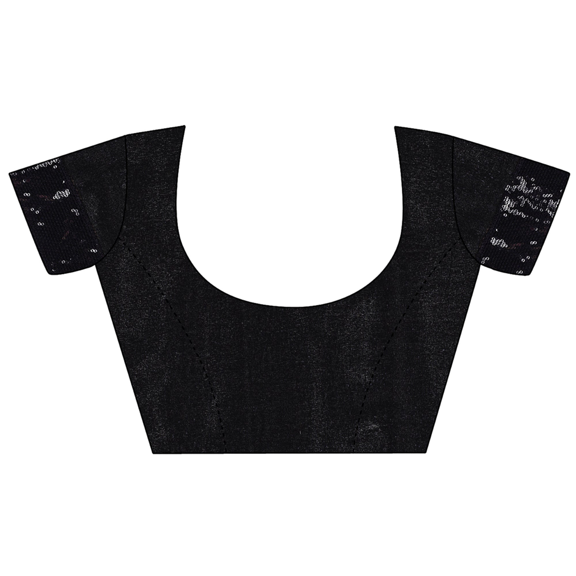 Black Sequin Embroidered Georgette Saree