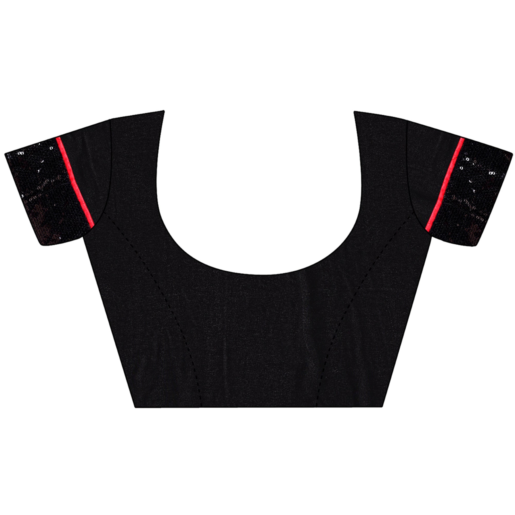 Black Sequin Embroidered Georgette Saree