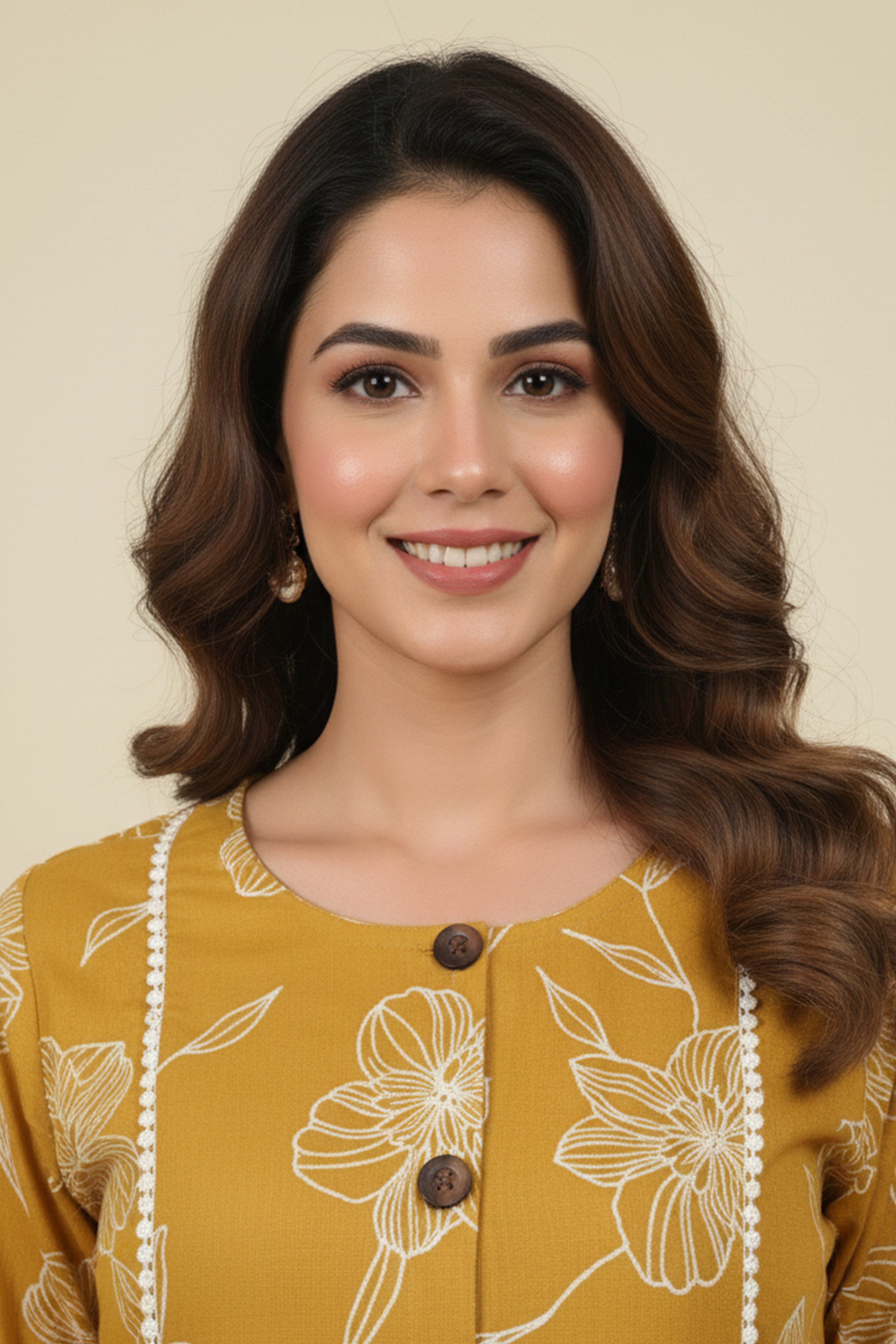 Casual Olive Pure Cotton A-Line Top Perfect for Everyday Elegance