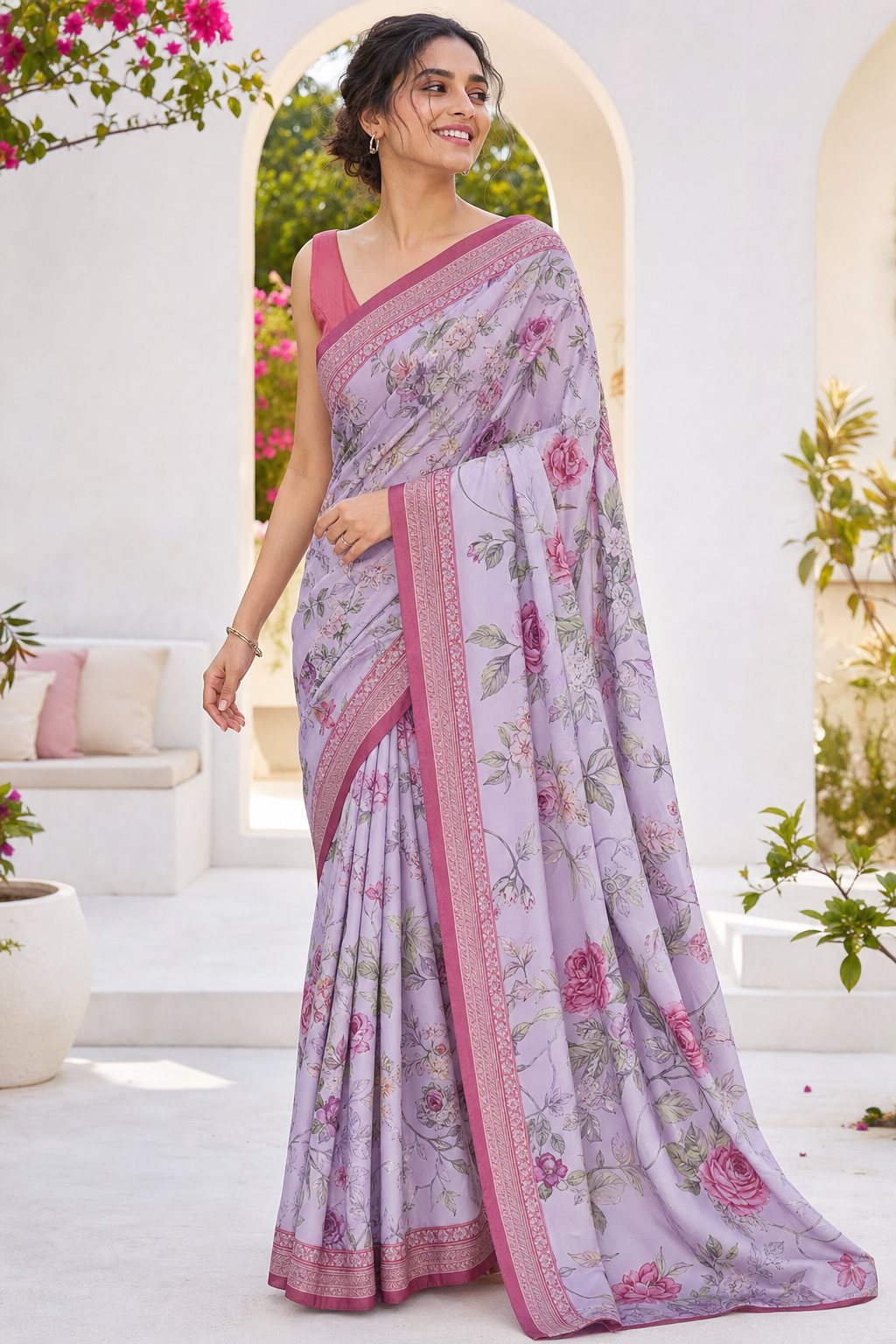 Shop fresh floral sarees
