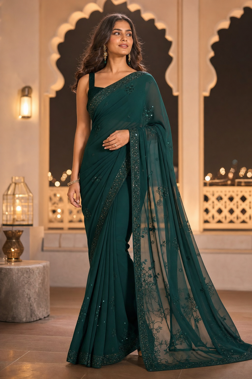 Shop elegant georgette sarees