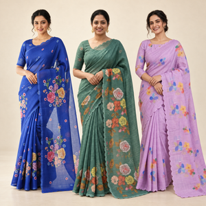 Peachmode Lily Floral Trio - all 3 included products shown together