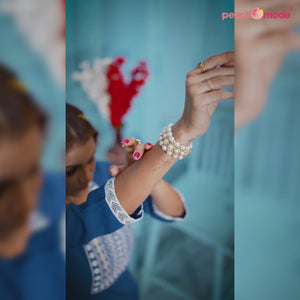 Morpich Sequins Embroidered Cotton Blend Kurti Pant Set