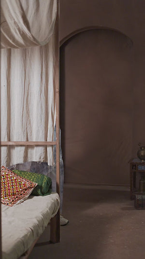 Blue Floral Printed Soft Organza Saree With Stone Work Border