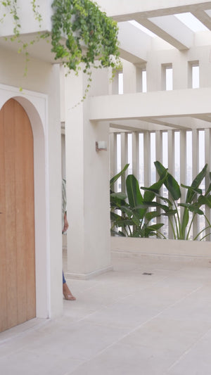 Sage Green Floral Embroidered Viscose Top