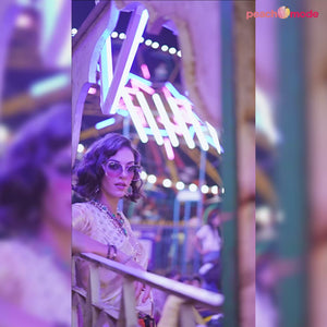 Off White Floral Woven Art Silk Saree