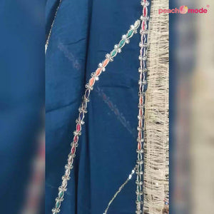 Morpich Floral Embroidered With Sequins Georgette Pakistani Suit