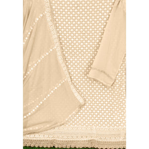 Chikoo Lucknowi Embroidered Georgette Pakistani Suit