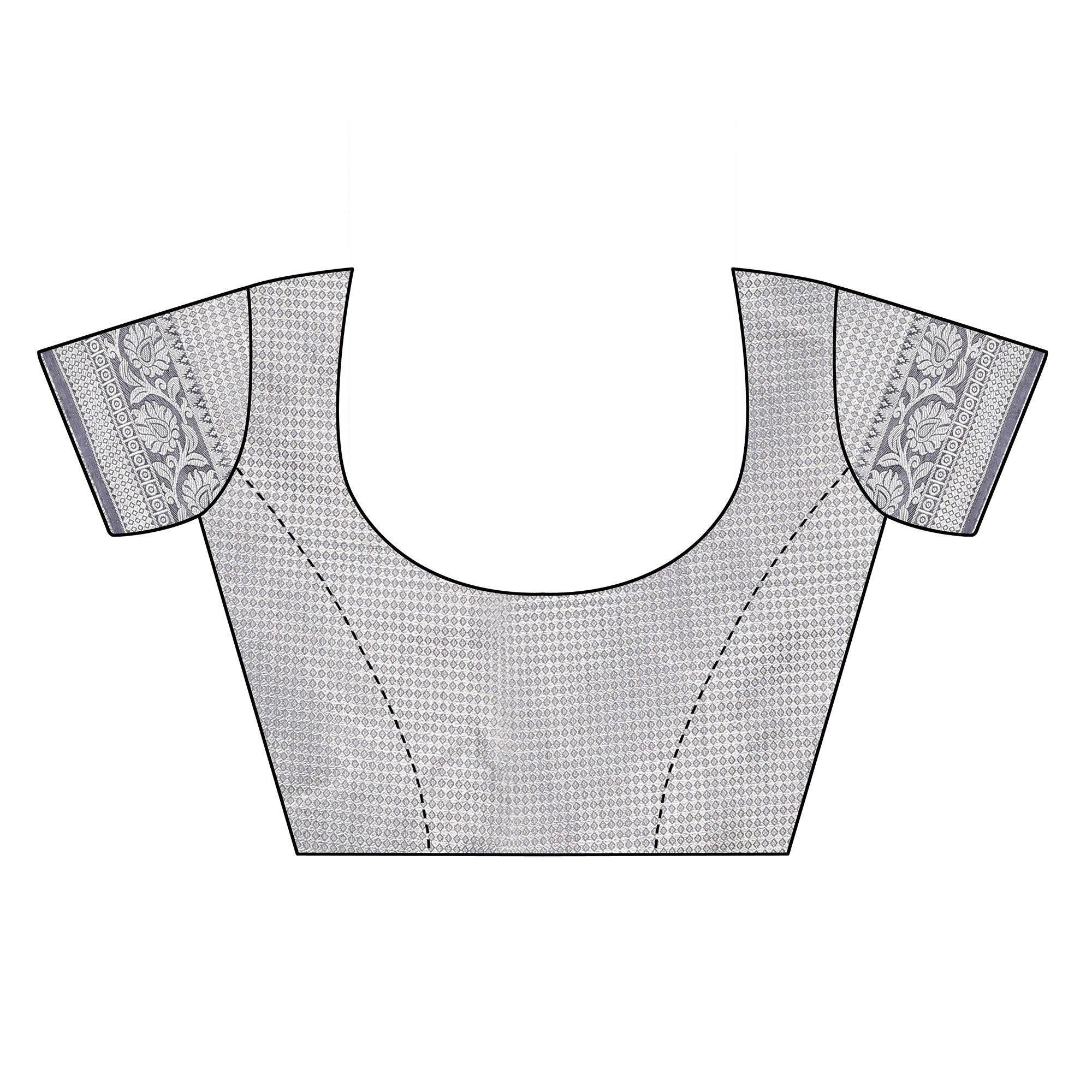 Grey Festive Wear Woven Art Silk Saree