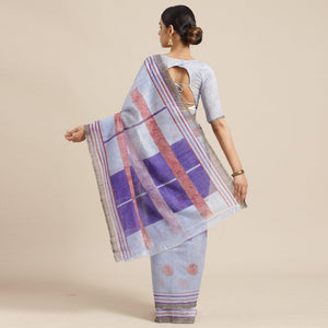 Adorable Sky Blue Colored Casual Wear Printed Art Silk Saree - Peachmode