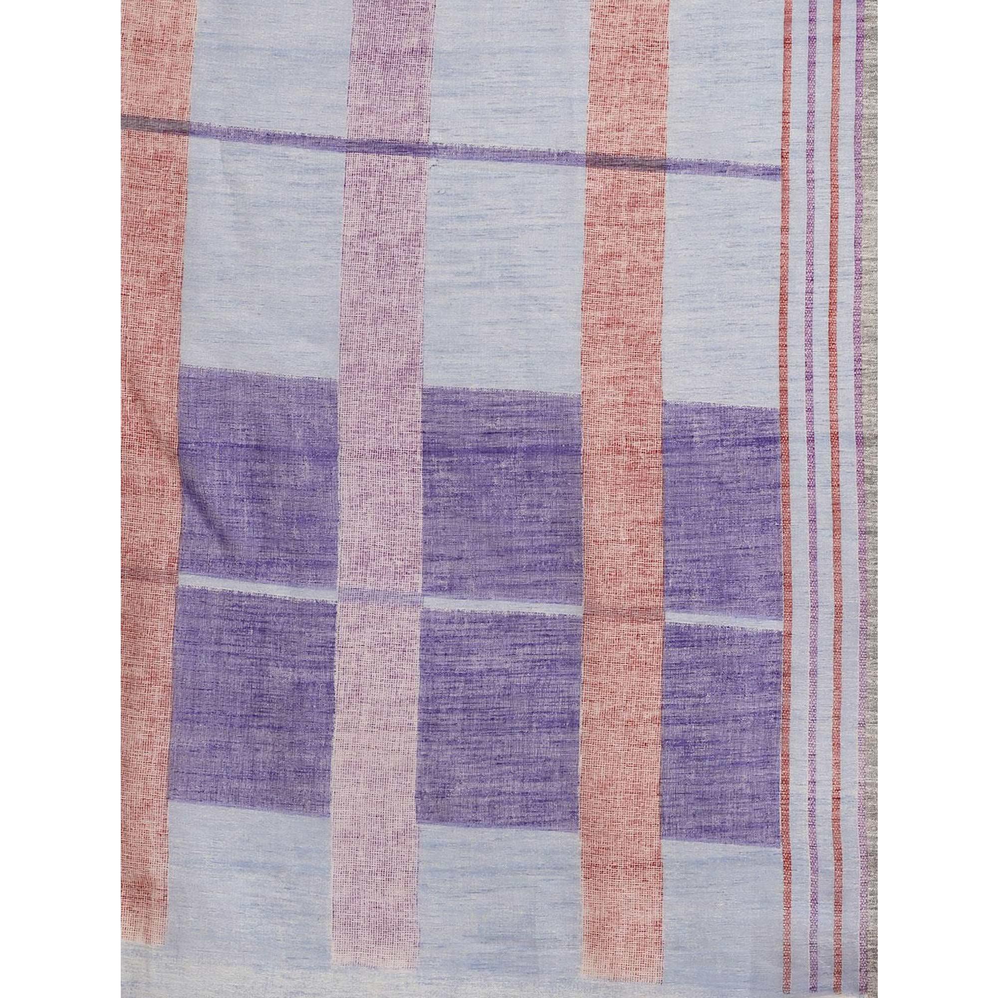 Adorable Sky Blue Colored Casual Wear Printed Art Silk Saree - Peachmode