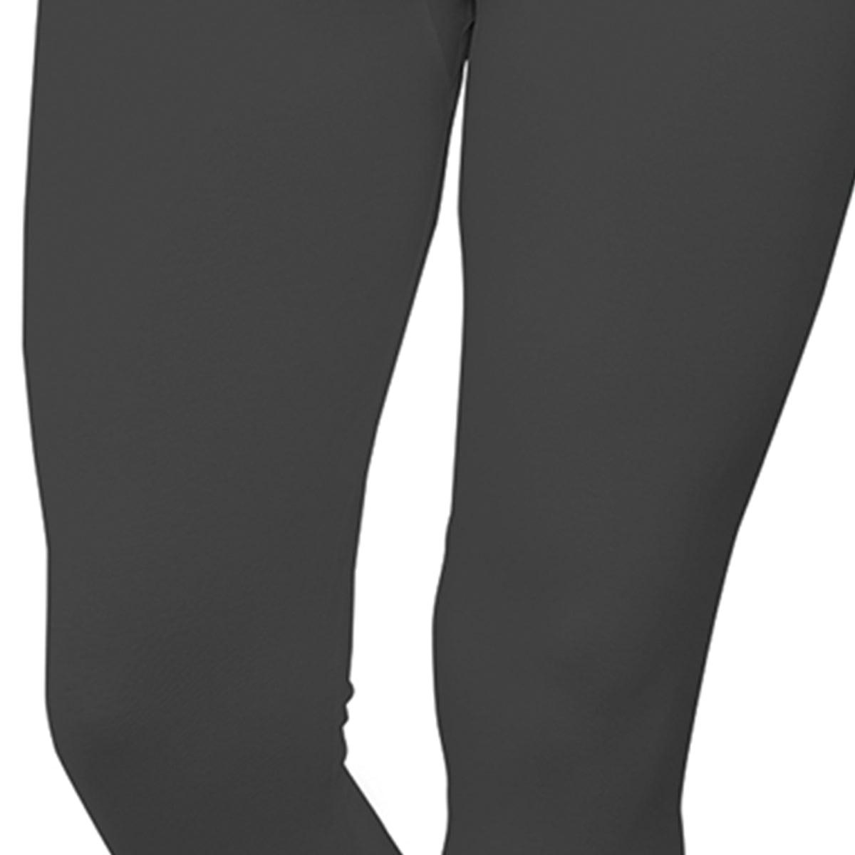 Amazing Gray Colored Casual Wear Ankle Length Leggings - Peachmode