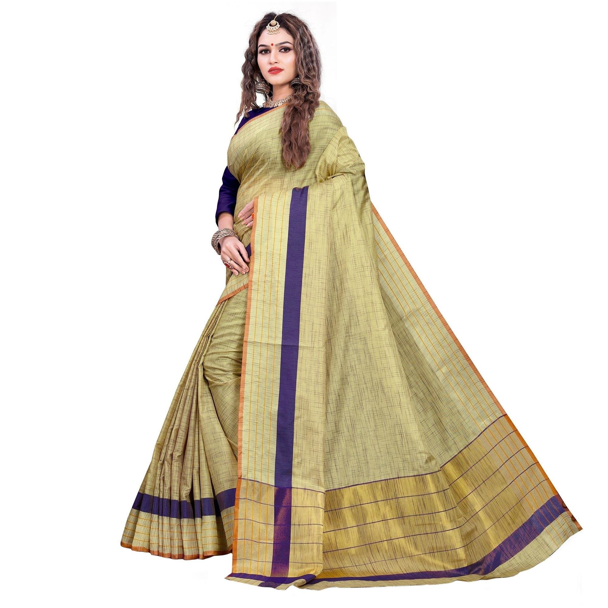 Appealing Green Colored Casual Printed Art Silk Saree - Peachmode