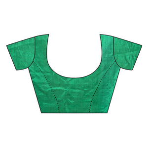 Attractive Multi Colored Casual Wear Printed Bhagalpuri Silk Saree - Peachmode