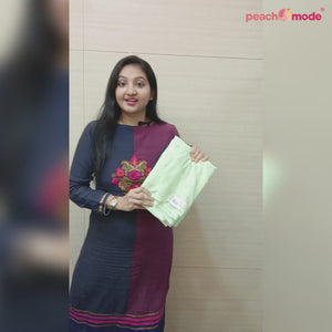 Green Embellished Work Georgette Saree