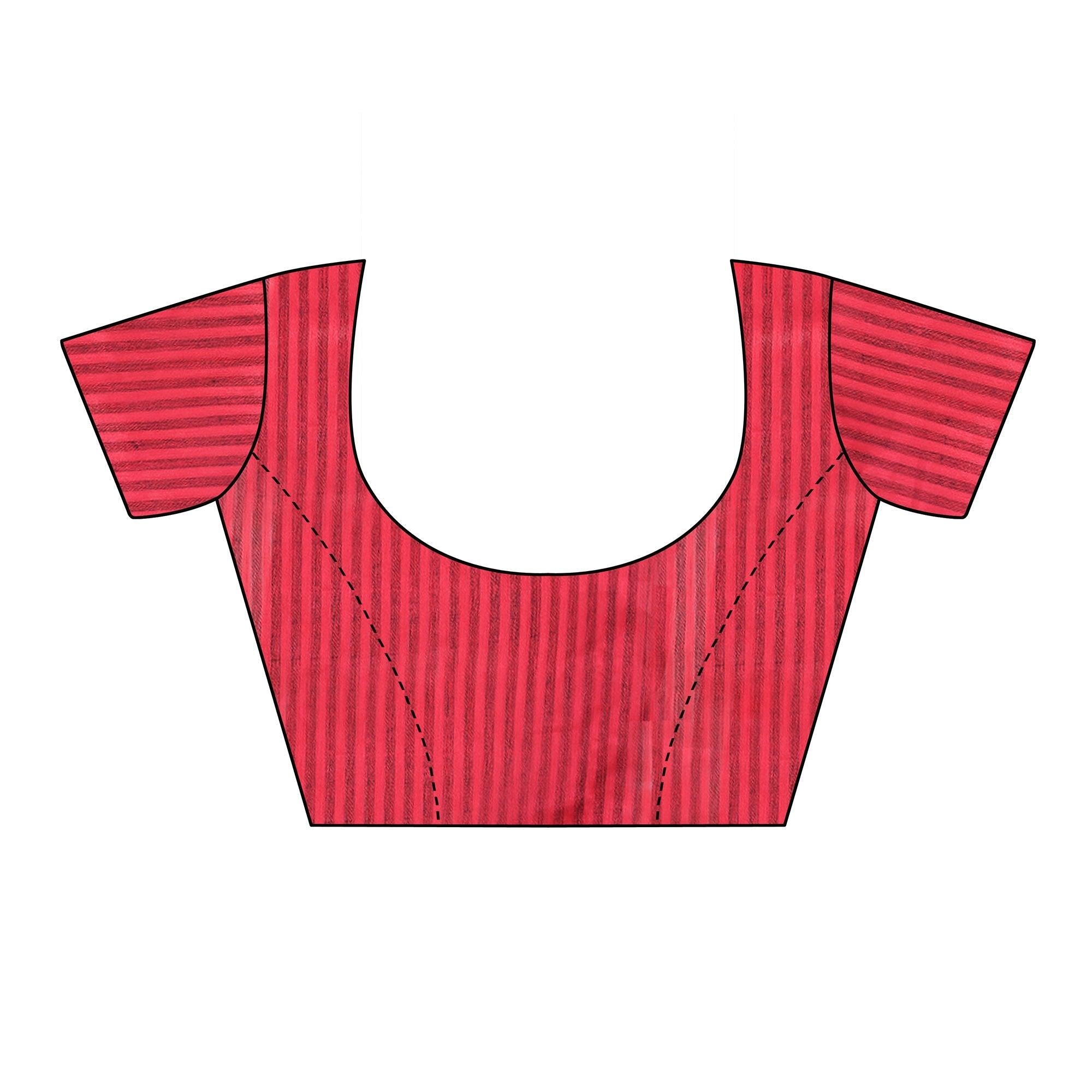 Beige Casual Wear Floral Hand Printed Georgette Saree - Peachmode