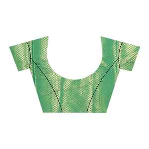 Blooming Wine Colored Festive Wear Woven Cotton Silk Saree - Peachmode