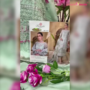 Sea Green Heavy Embroidered Georgette Pakistani Suit