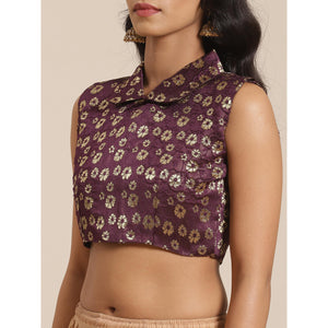 Capricious Green Colored Festive Woven Silk Blend Saree - Peachmode