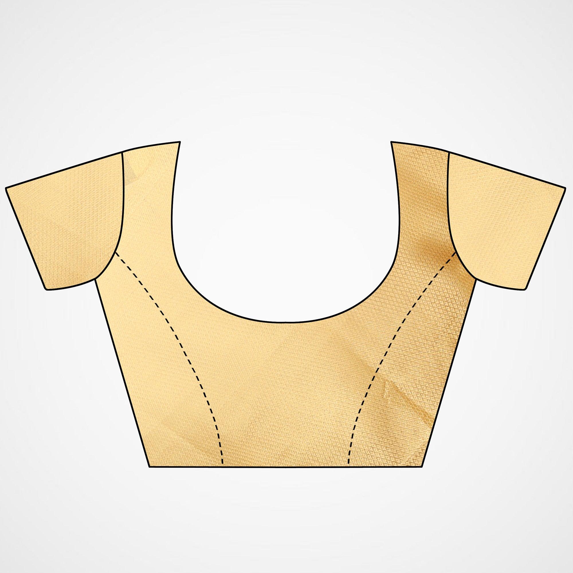 Dazzling Yellow Colored Festive Wear Woven Chiffon Saree - Peachmode