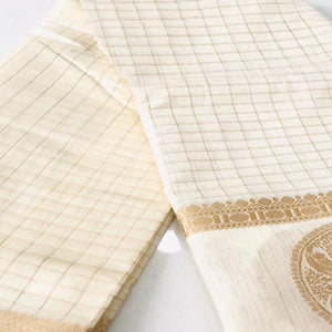 Desirable Offwhite Colored Festive Wear Woven Silk Saree - Peachmode