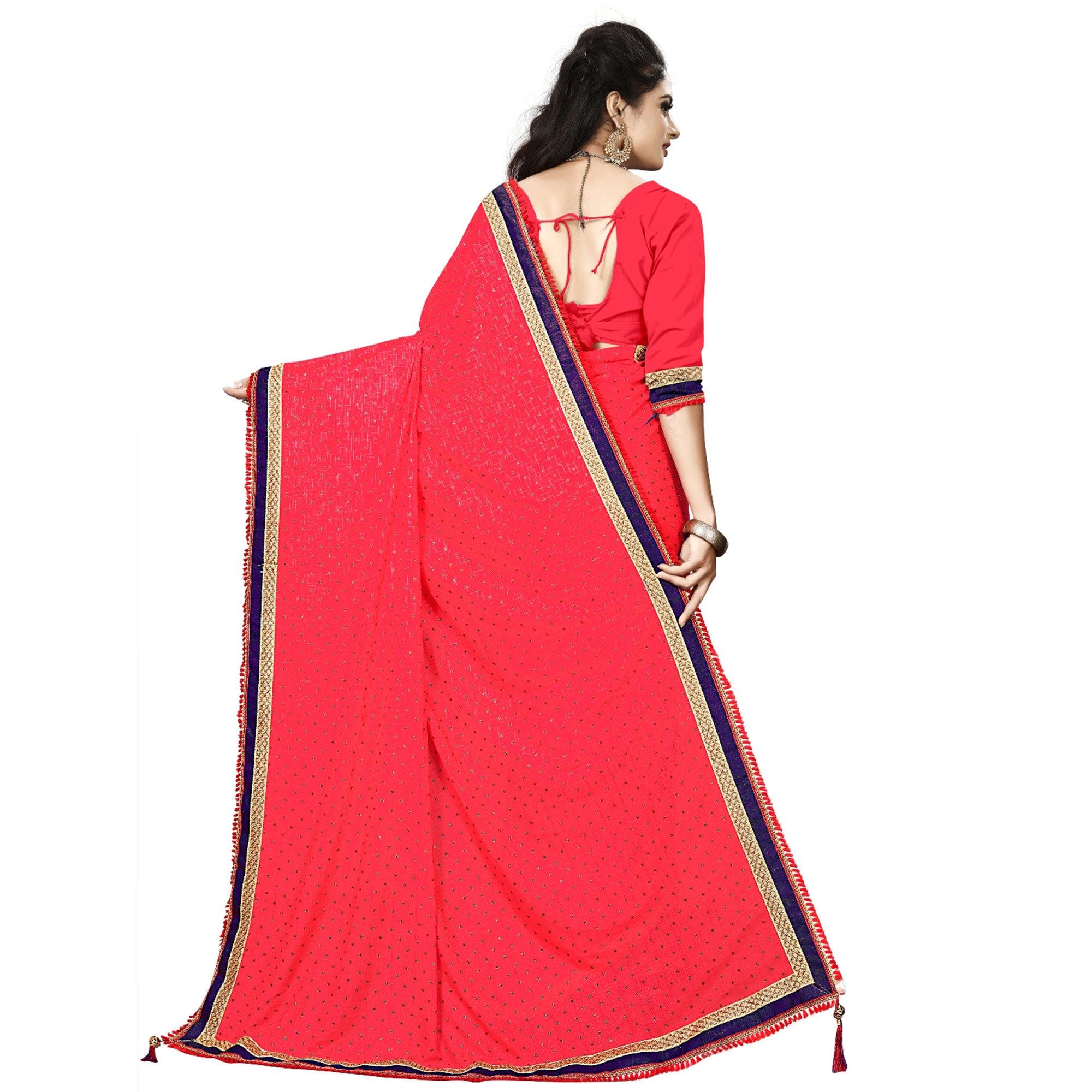 Exotic Pink Colored Party Wear Art Silk Saree - Peachmode